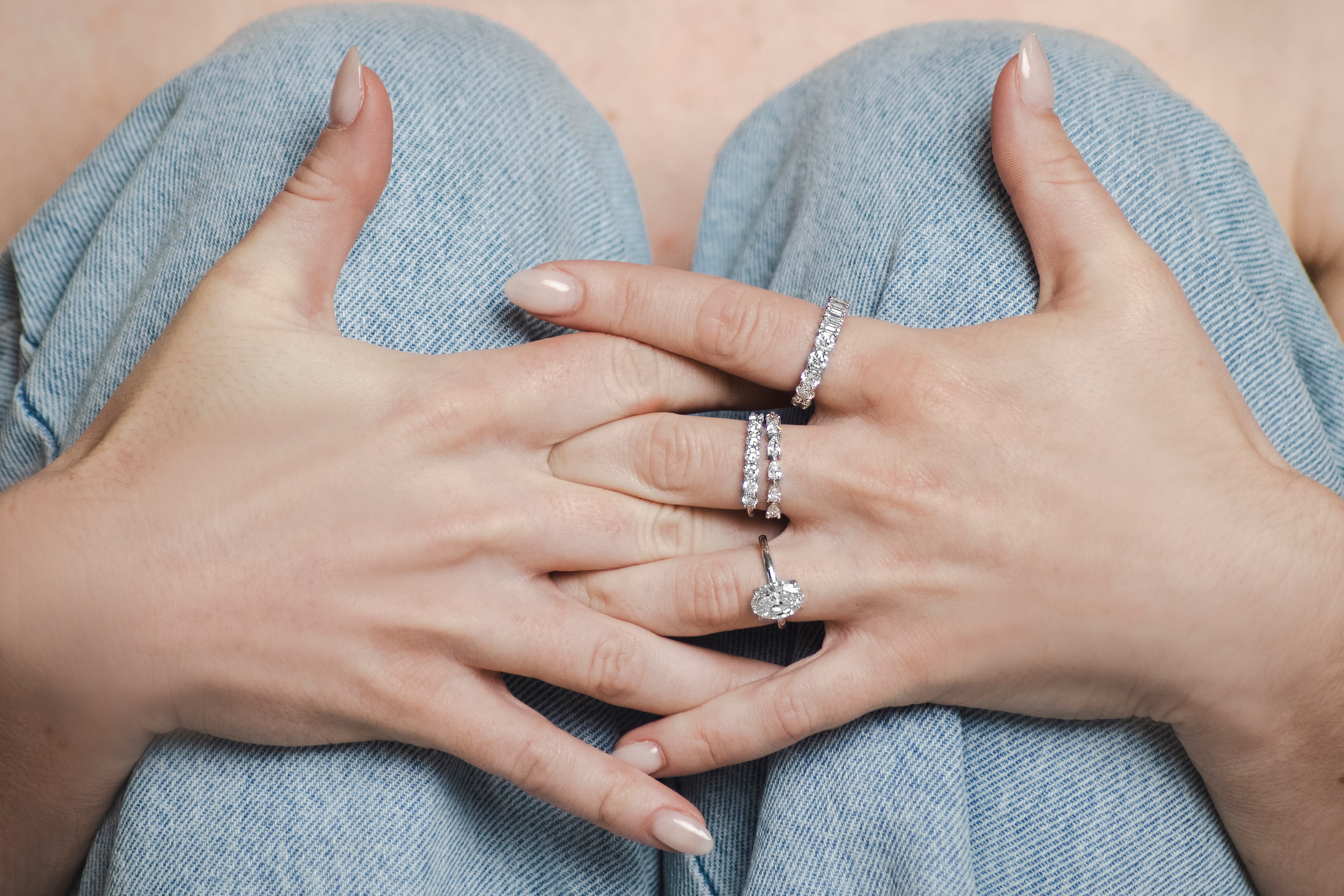 Colar Riviera em Diamante Lab - 27ct