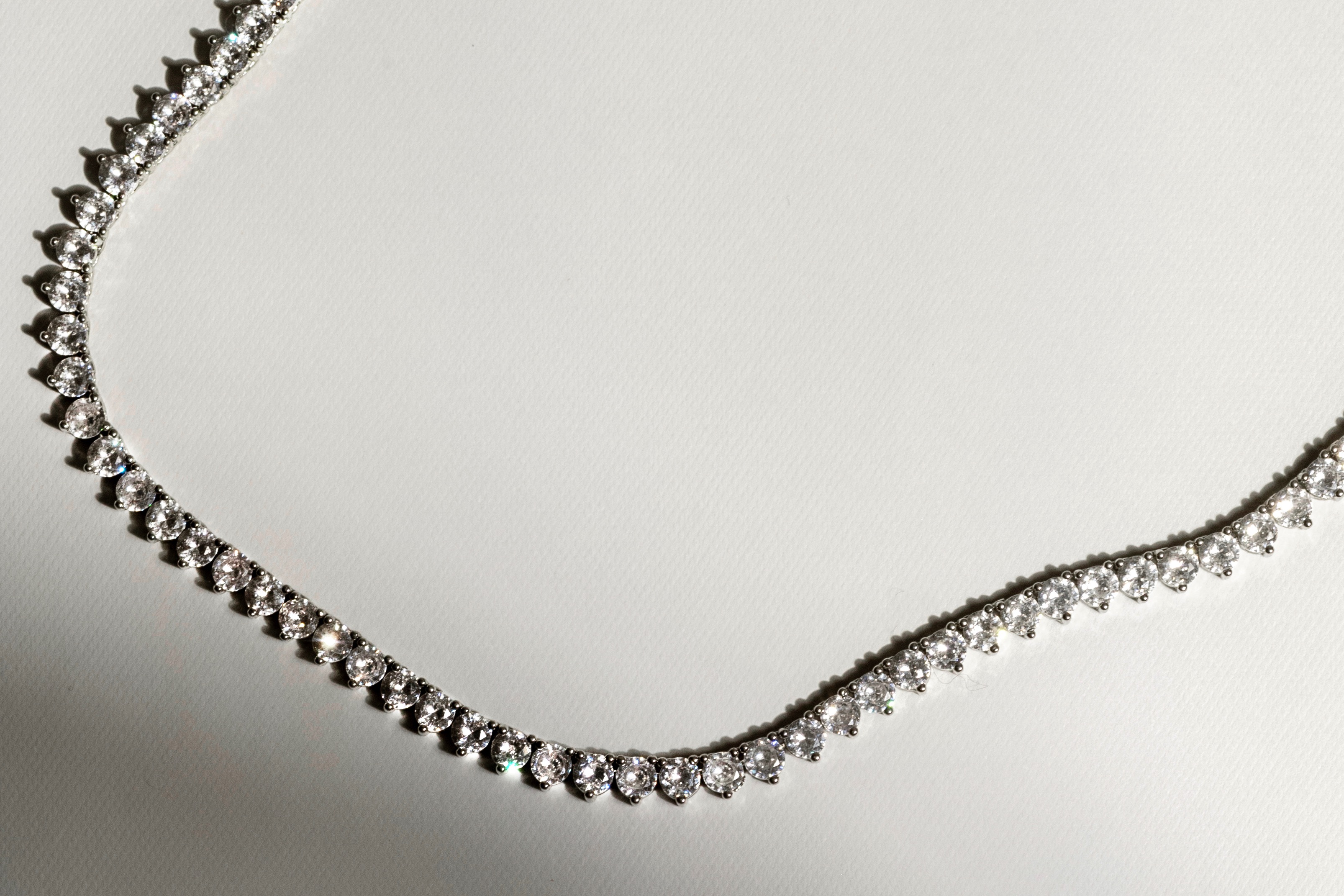 Colar Riviera em Diamante Lab - 27ct