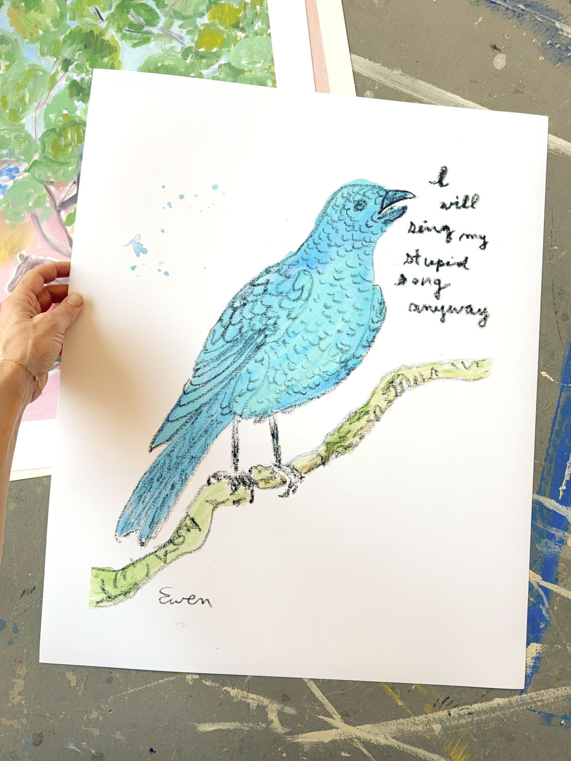 Print - I will sing my stupid song anyway