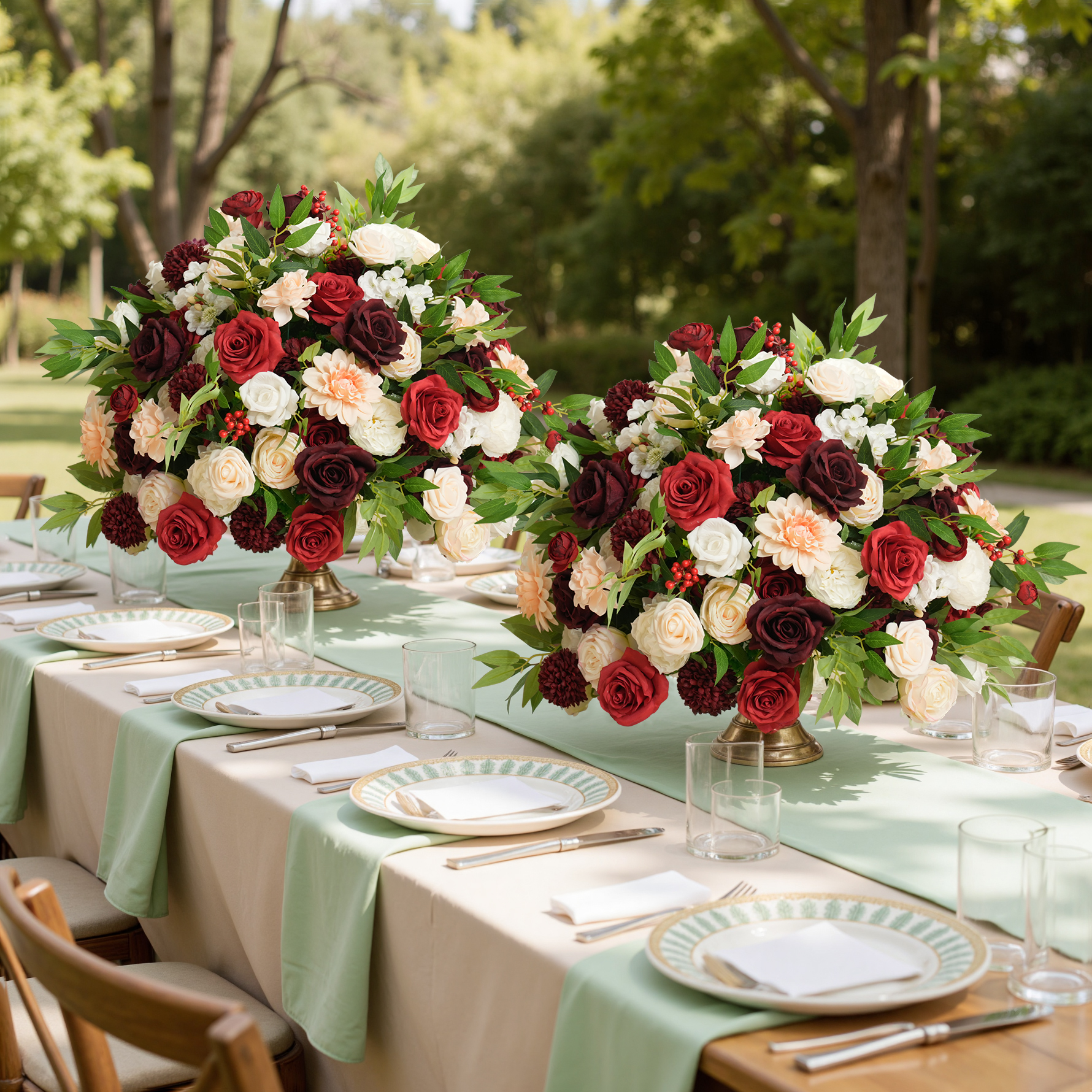 floral arrangements table