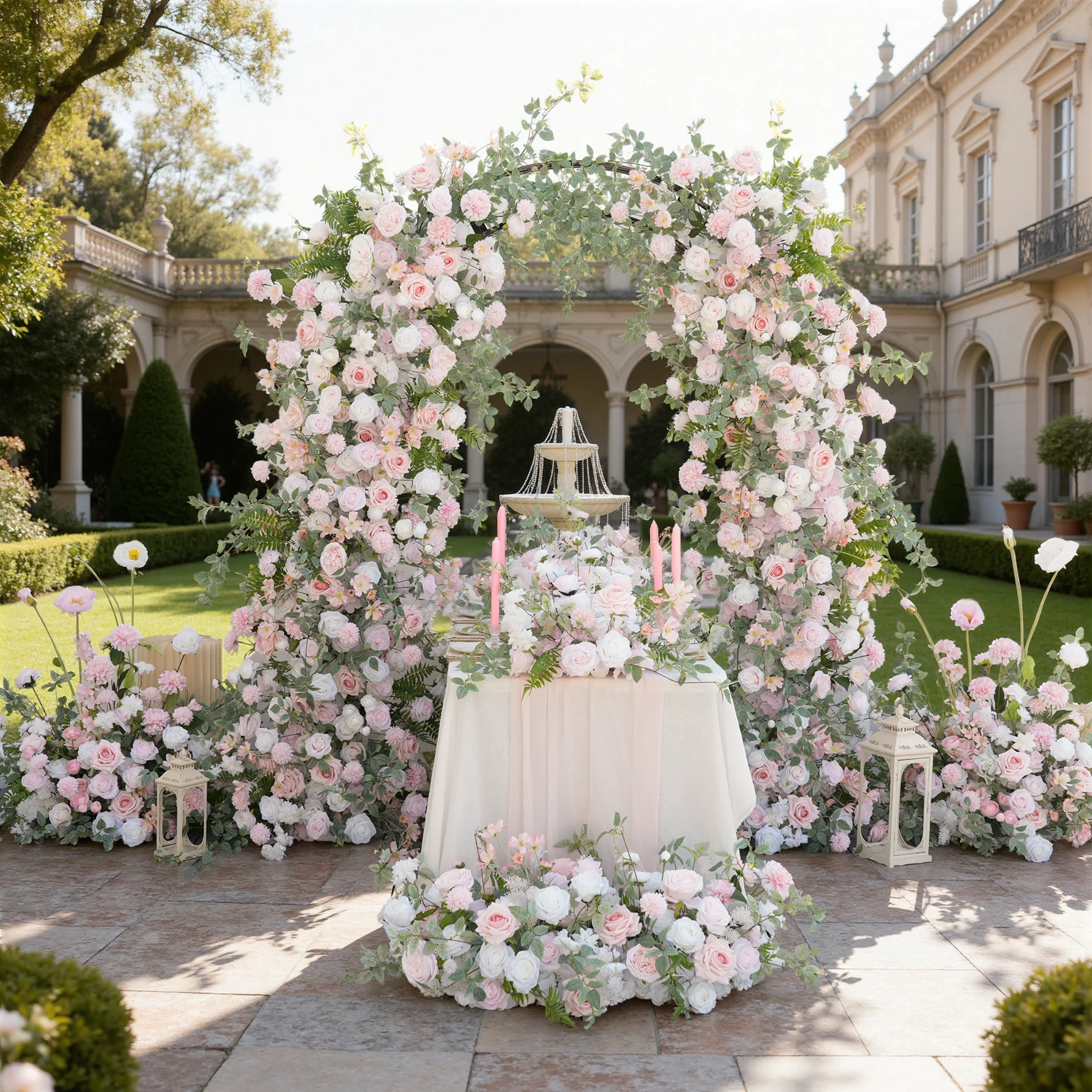 rustic wedding table