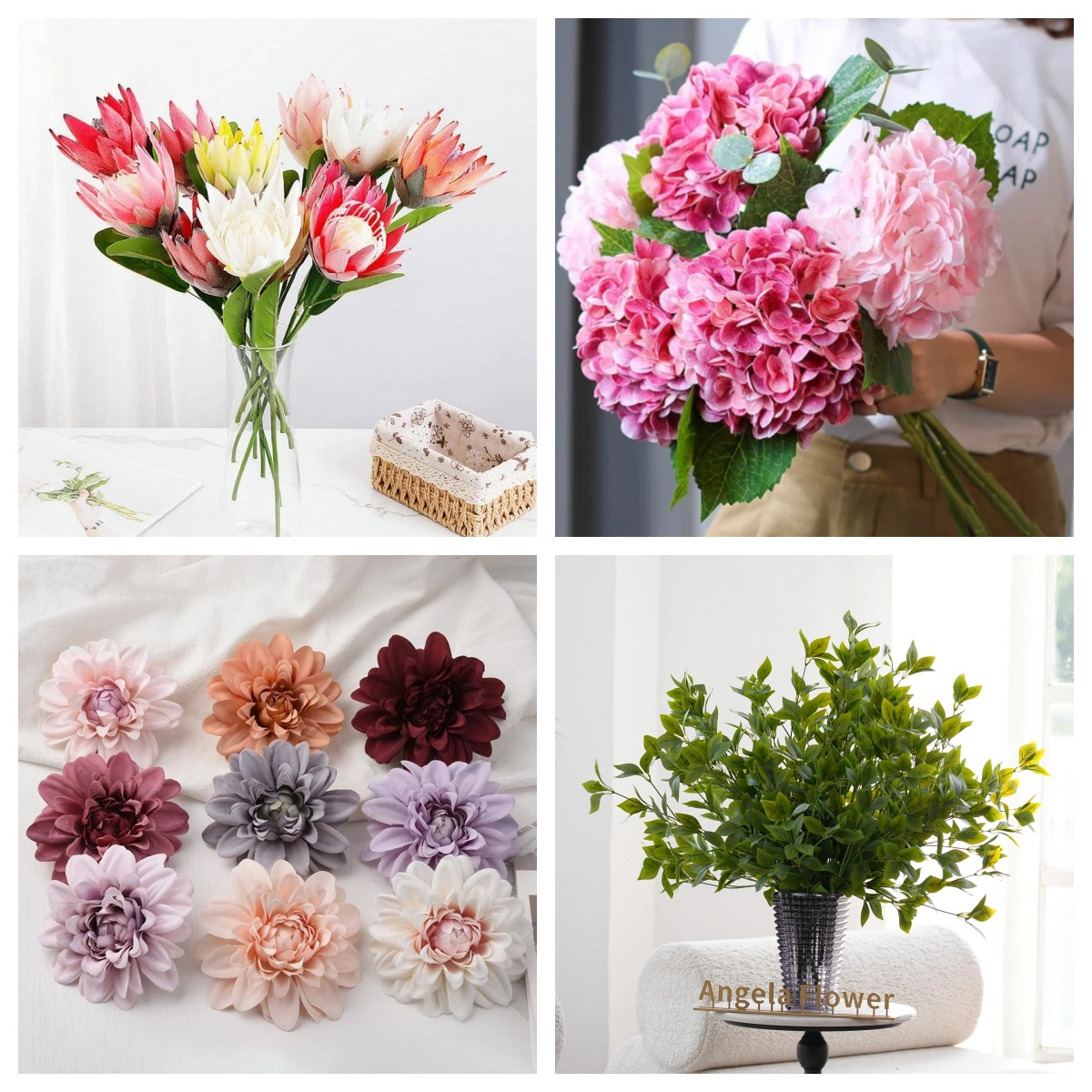 artificial silk flowers