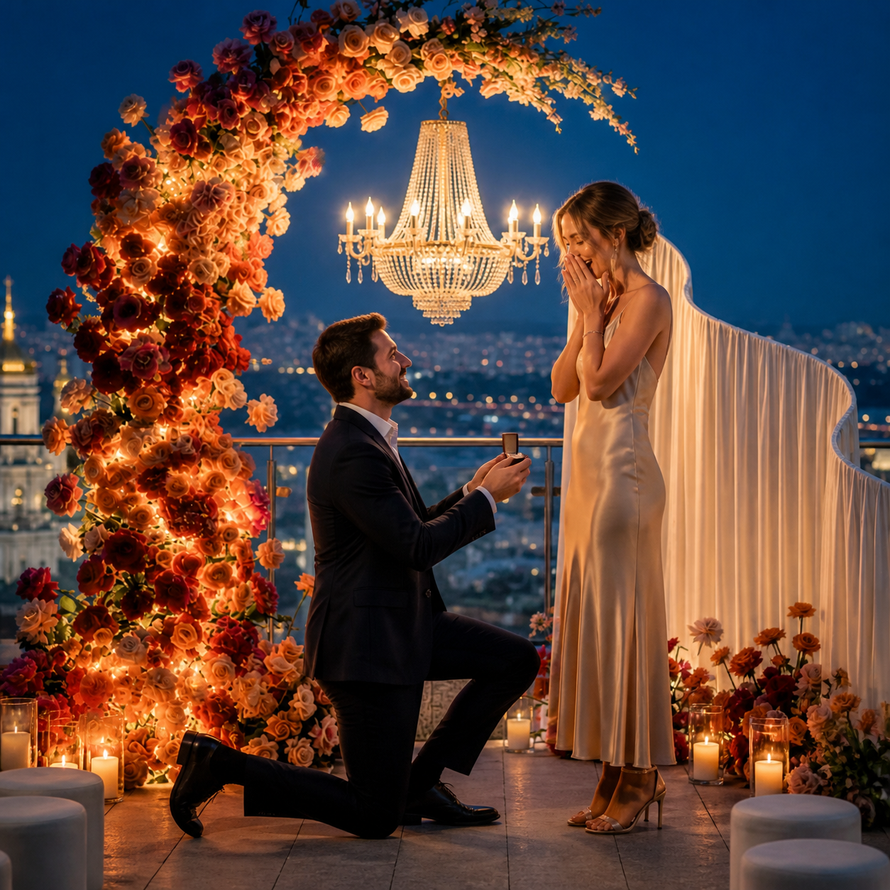 Wedding engagement and floral planning inspiration
