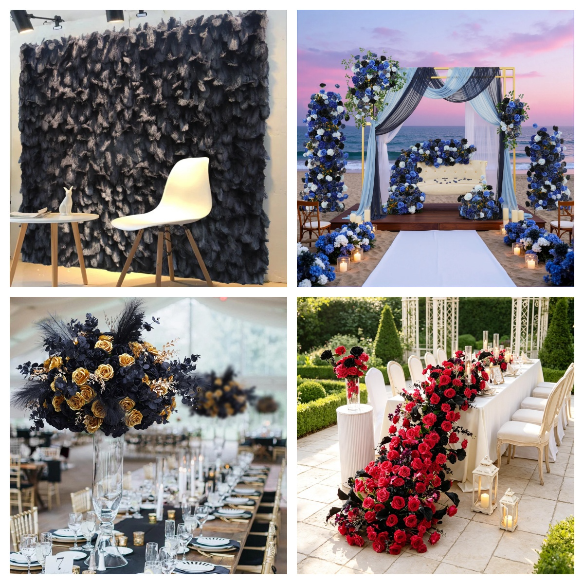 backyard wedding decor