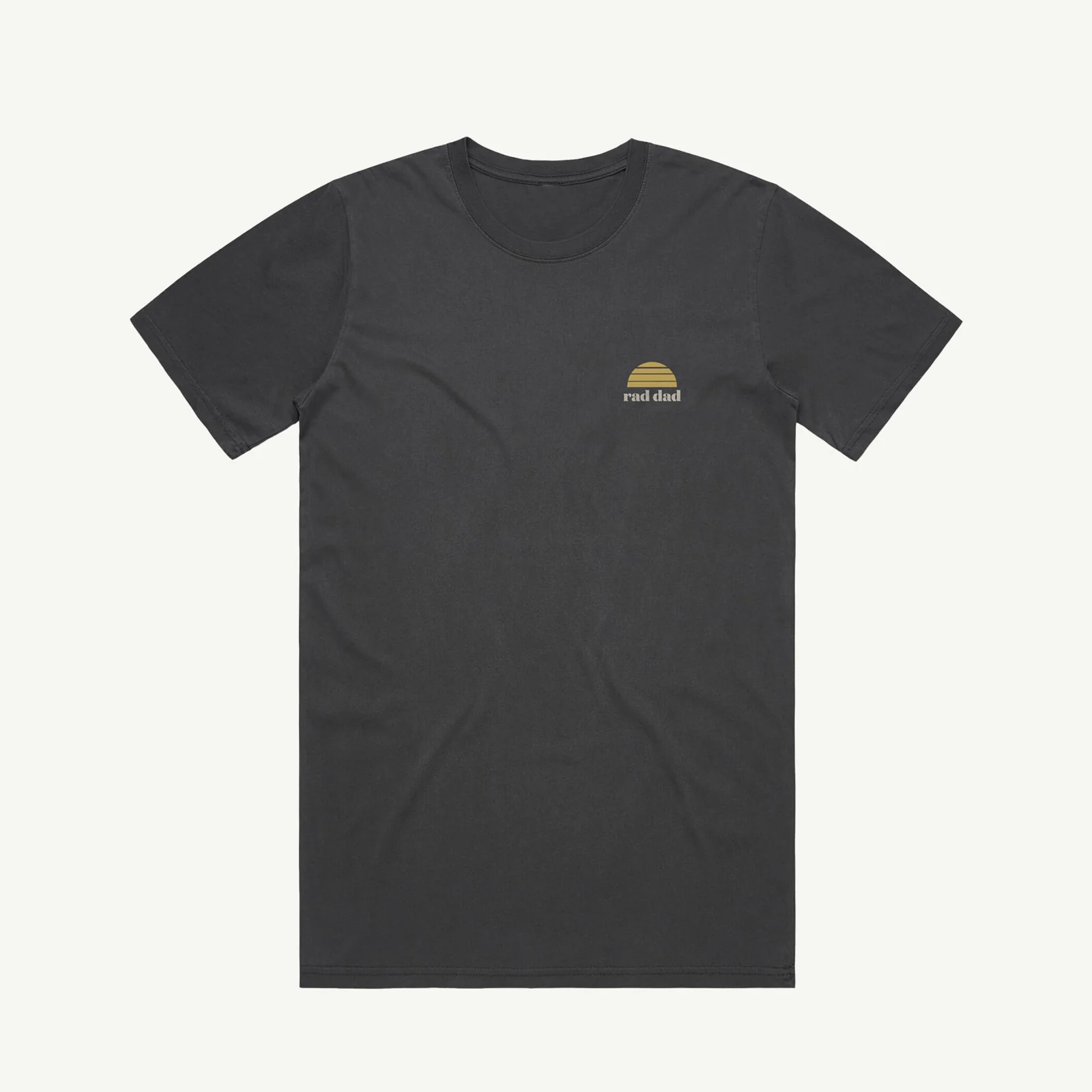 Rad Dad Organic Cotton Tee - Washed Black - AUD $69.00
