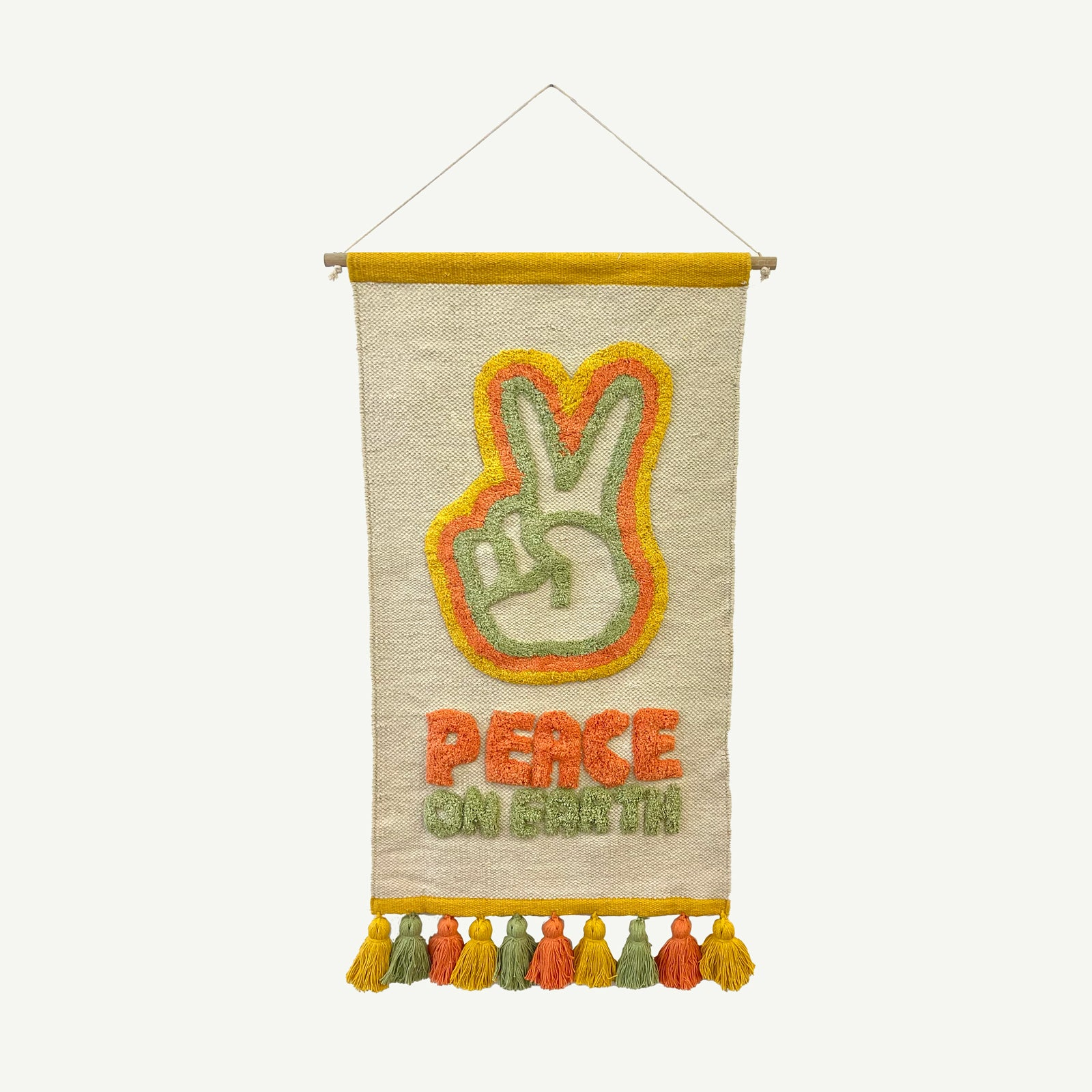 Peace On Earth Tufted Wall Hanging - AUD $159.00