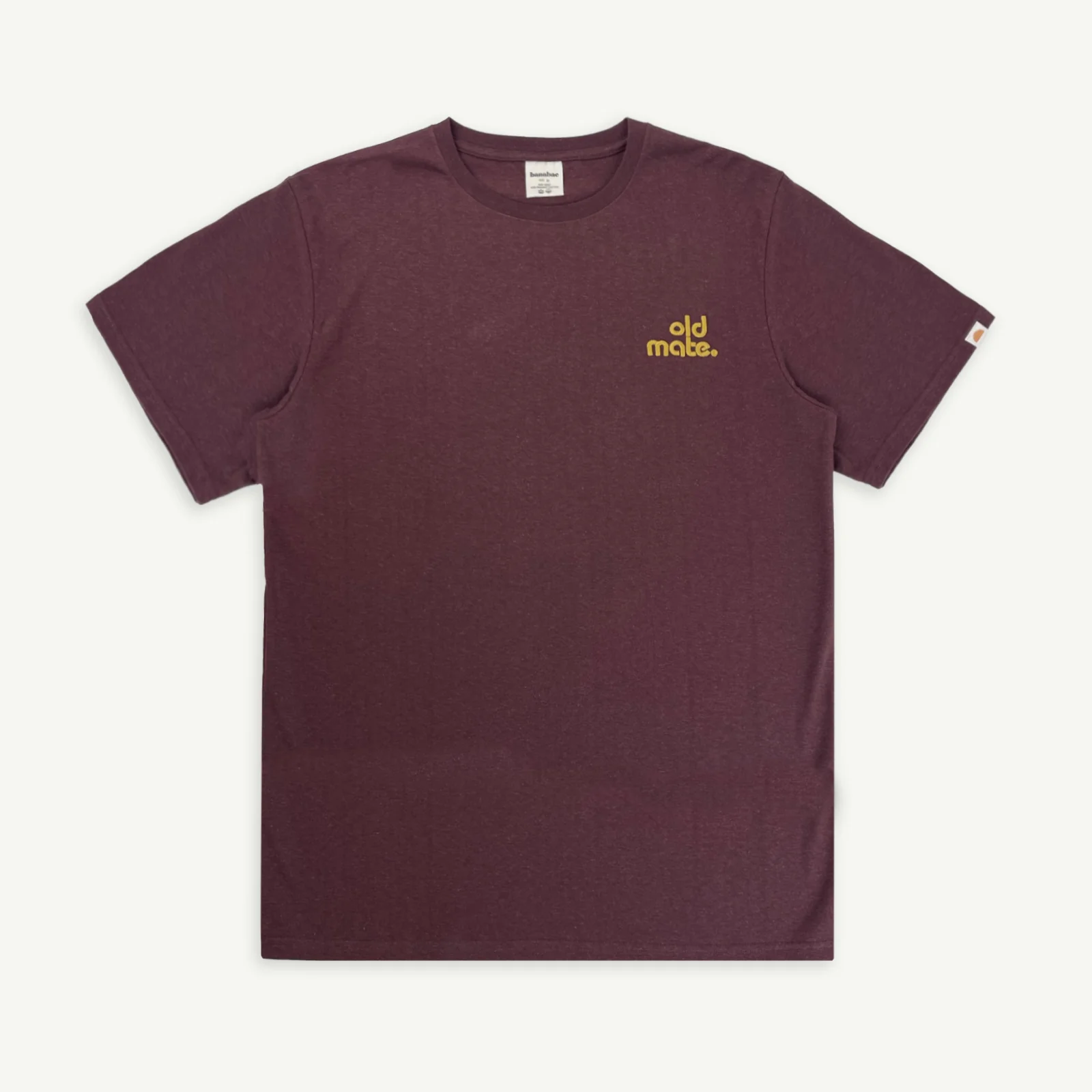 Old Mate Adult Hemp Tee - Raisin - AUD $79.00