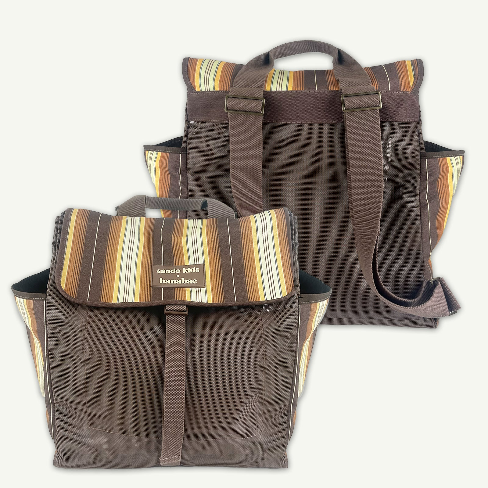 Banabae X Sande Kids Sand Free Convertible Beach Bag - Stripe AUD $139.00