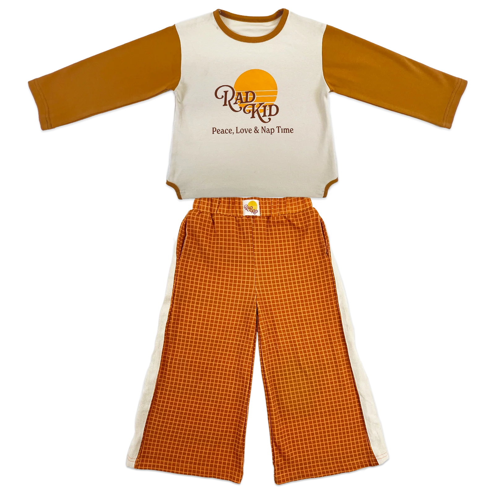 Rad Kid Organic Stretch PJ Set - Sunsets - AUD $99.00