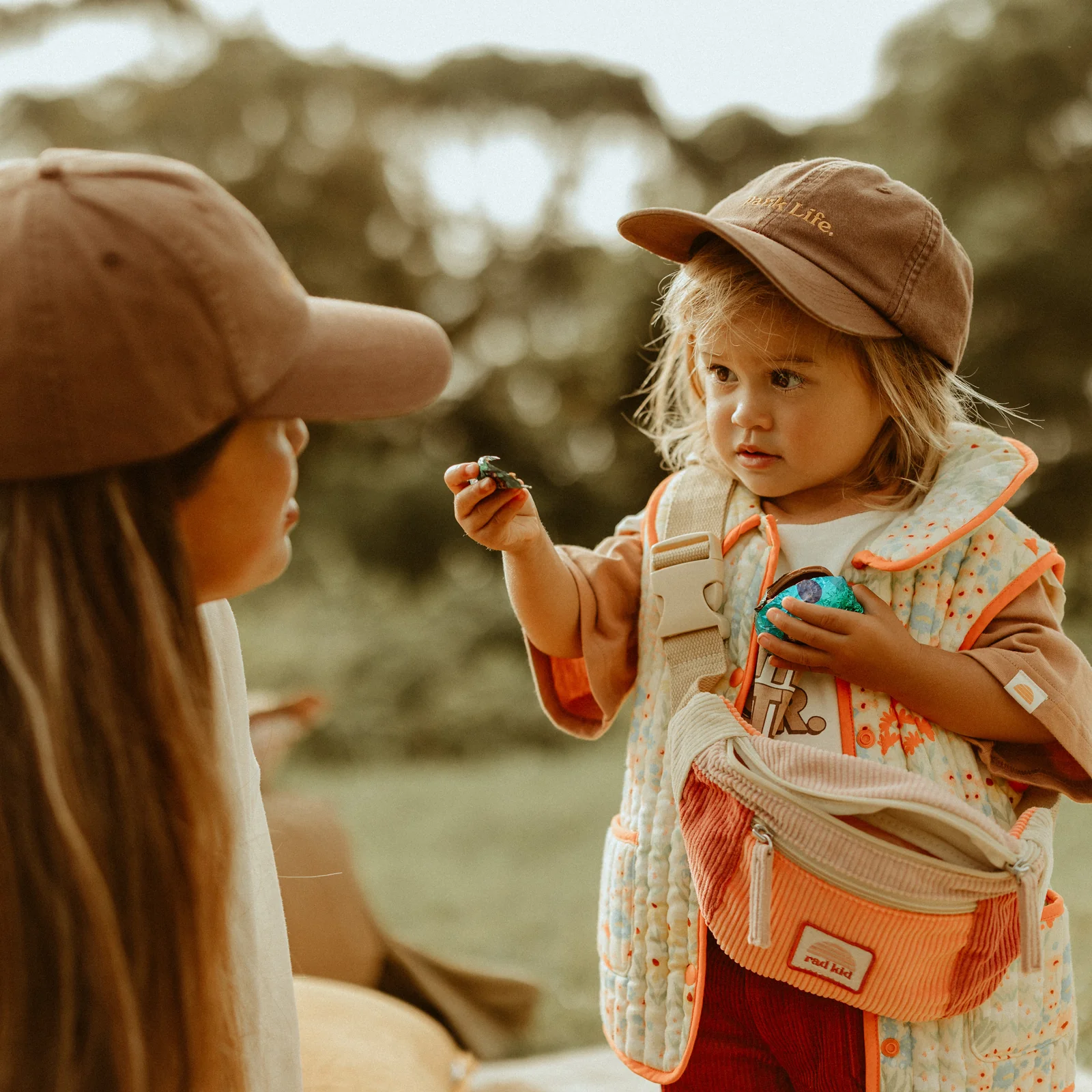 Rad Kid Corduroy Splice Eco Belt Bag - Berry Nice - AUD $49.00