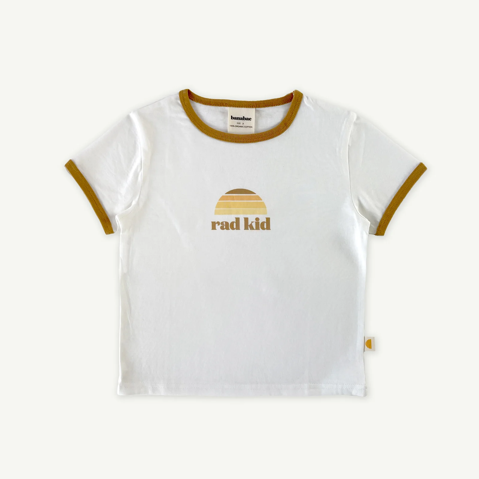 Rad Kid Classic Ringer Organic Cotton Tee - AUD $49.00