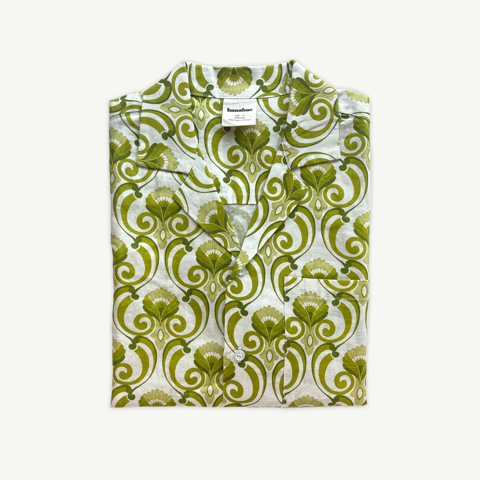 Wave Rider Linen Resort Shirt- Mens - AUD $103.00