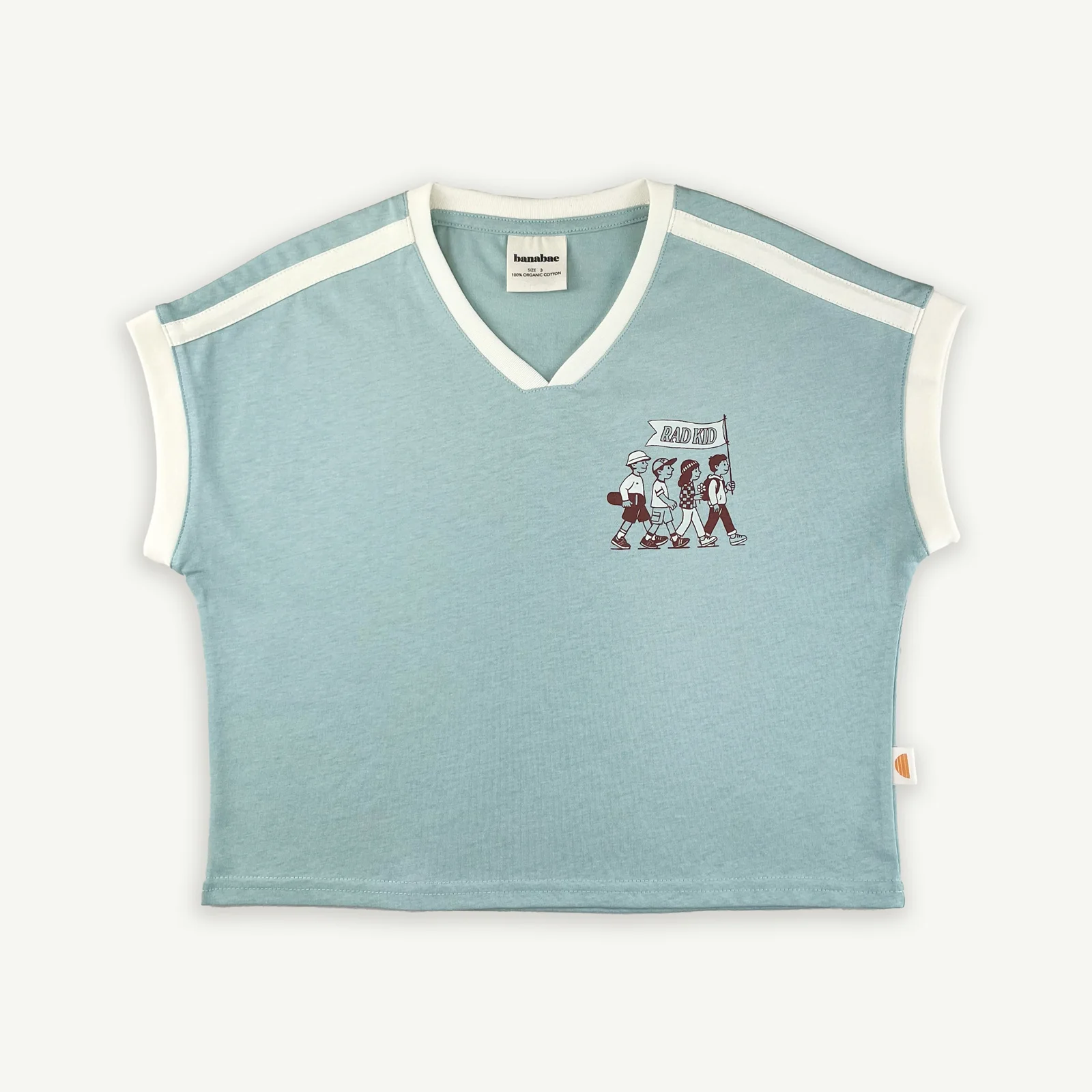 Rad Kid Park Crew Org Ctn Tee - Teal - AUD $49.00