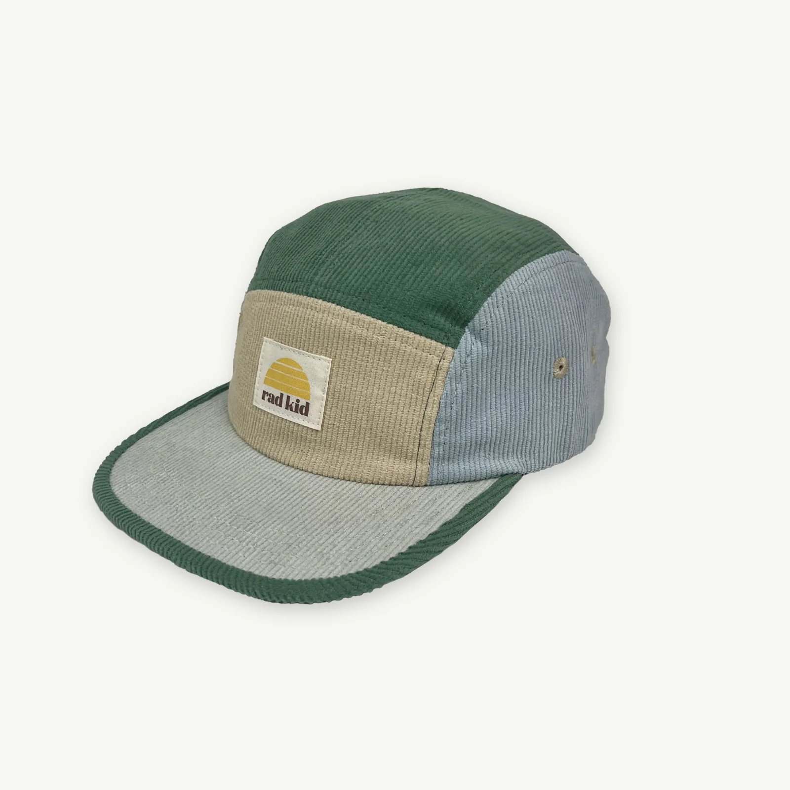Rad Kid Five Panel Space Cord Cap - Lagoon - AUD $45.00