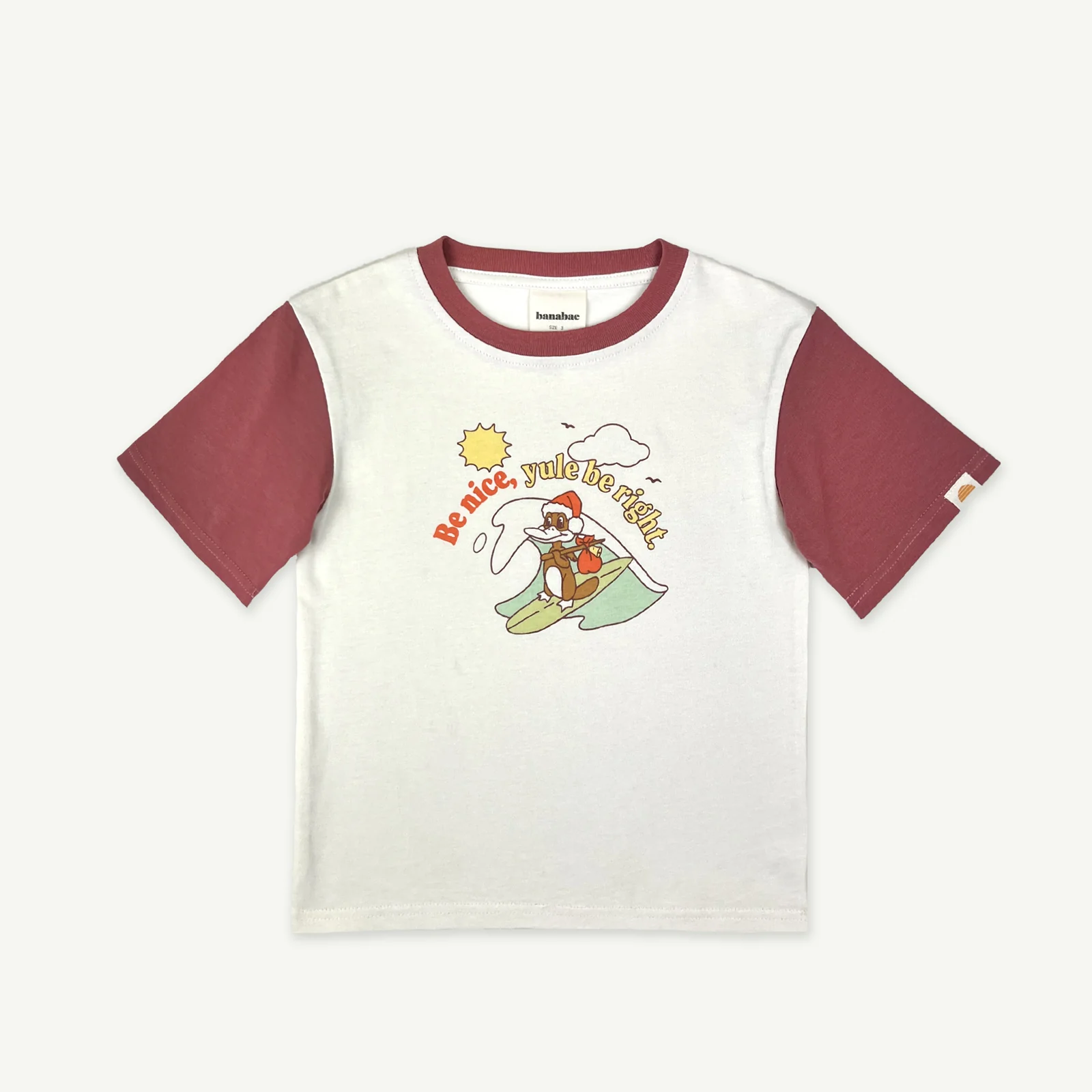 Be Nice Organic Cotton Christmas Tee - Kids - AUD $36.75