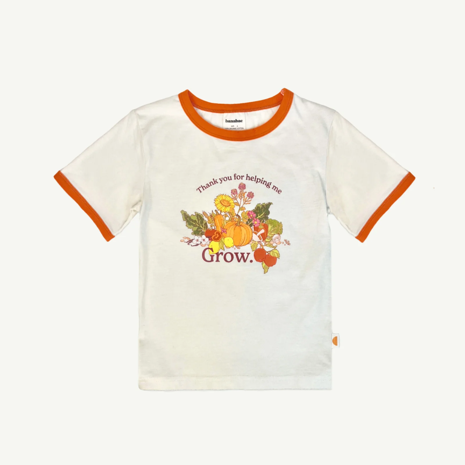 Thank you For Helping Me Grow Ringer Tee - Kids - AUD $49.00