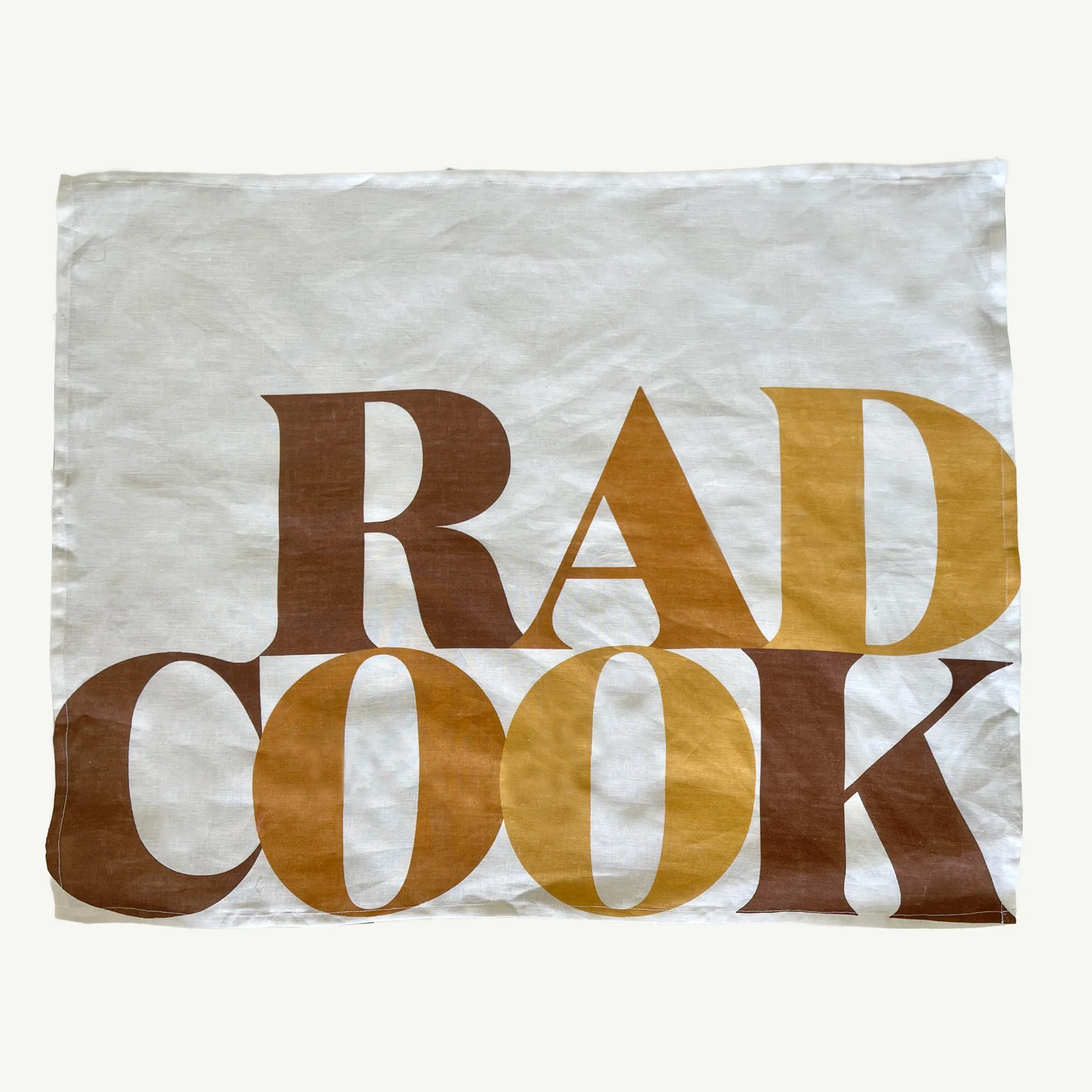 Rad Cook 100% Linen Tea Towel - AUD $35.00
