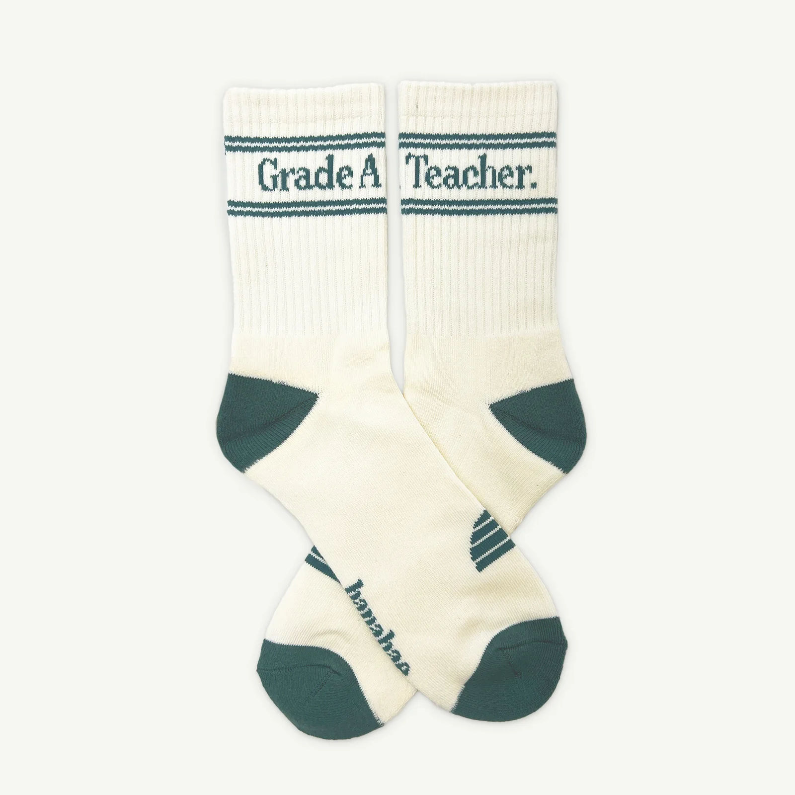 Grade A Teacher Organic Cotton Crew Socks - AUD $29.00