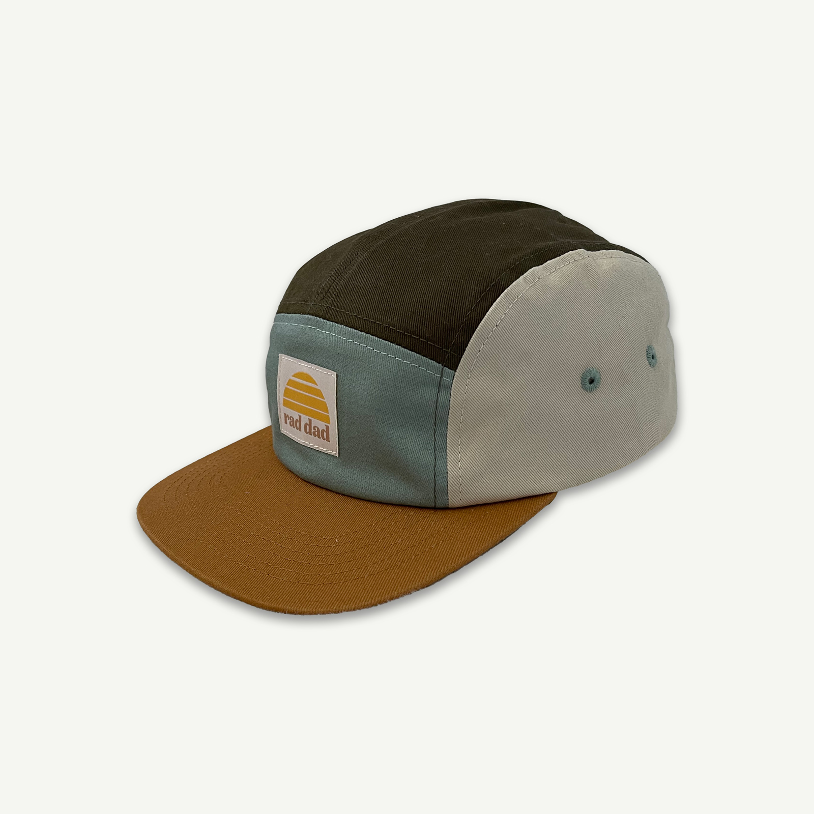 Rad Dad Spliced 5 Panel Cap   - Khaki