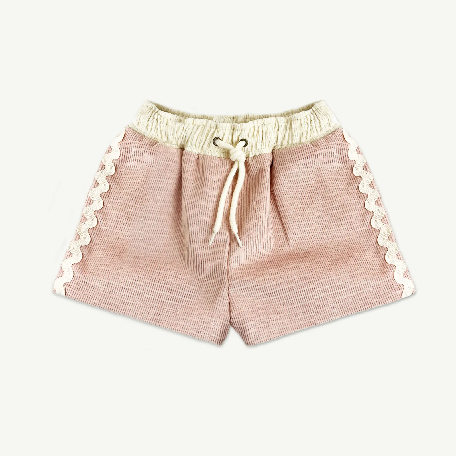 Ric Rac Cord Short Kids - Mauve - AUD $49.00