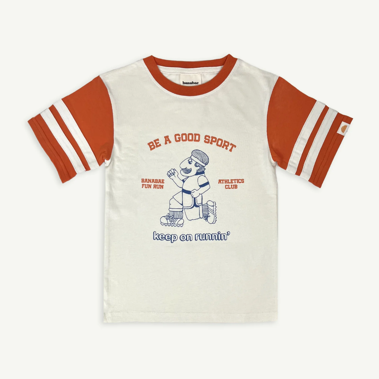 Keep On Running Kids Sports Tee - Poppy - AUD $49.00