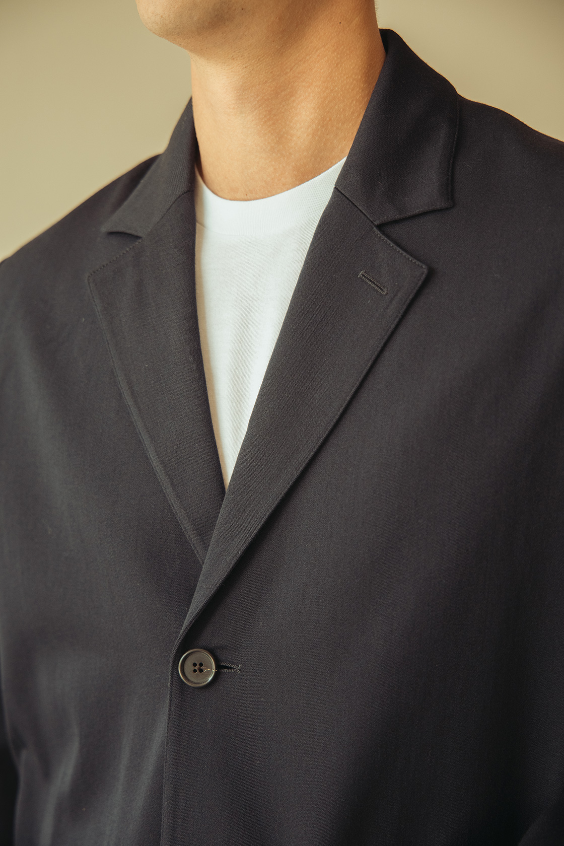 Margaret Howell Styled Look Featuring a Suiting Lapel
