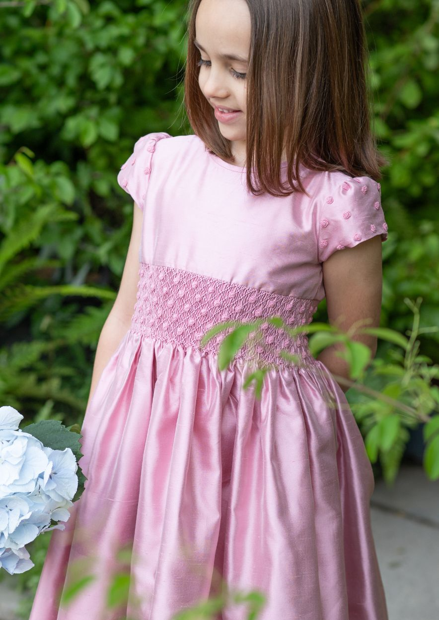 Girls Gwenda Silk Dress