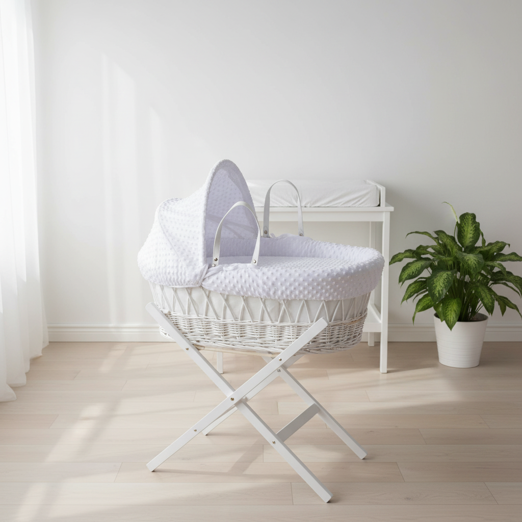 Clair de Lune Wicker Moses Baskets