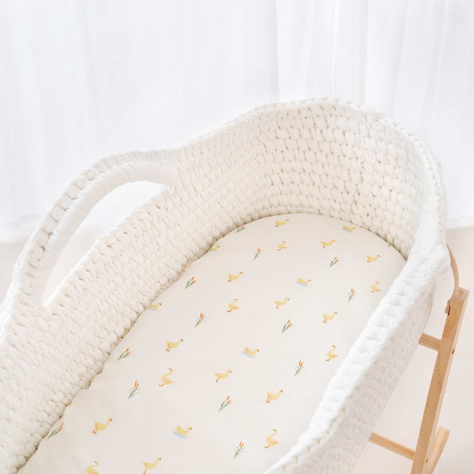Clair de Lune Moses Basket Sheets and Bedding