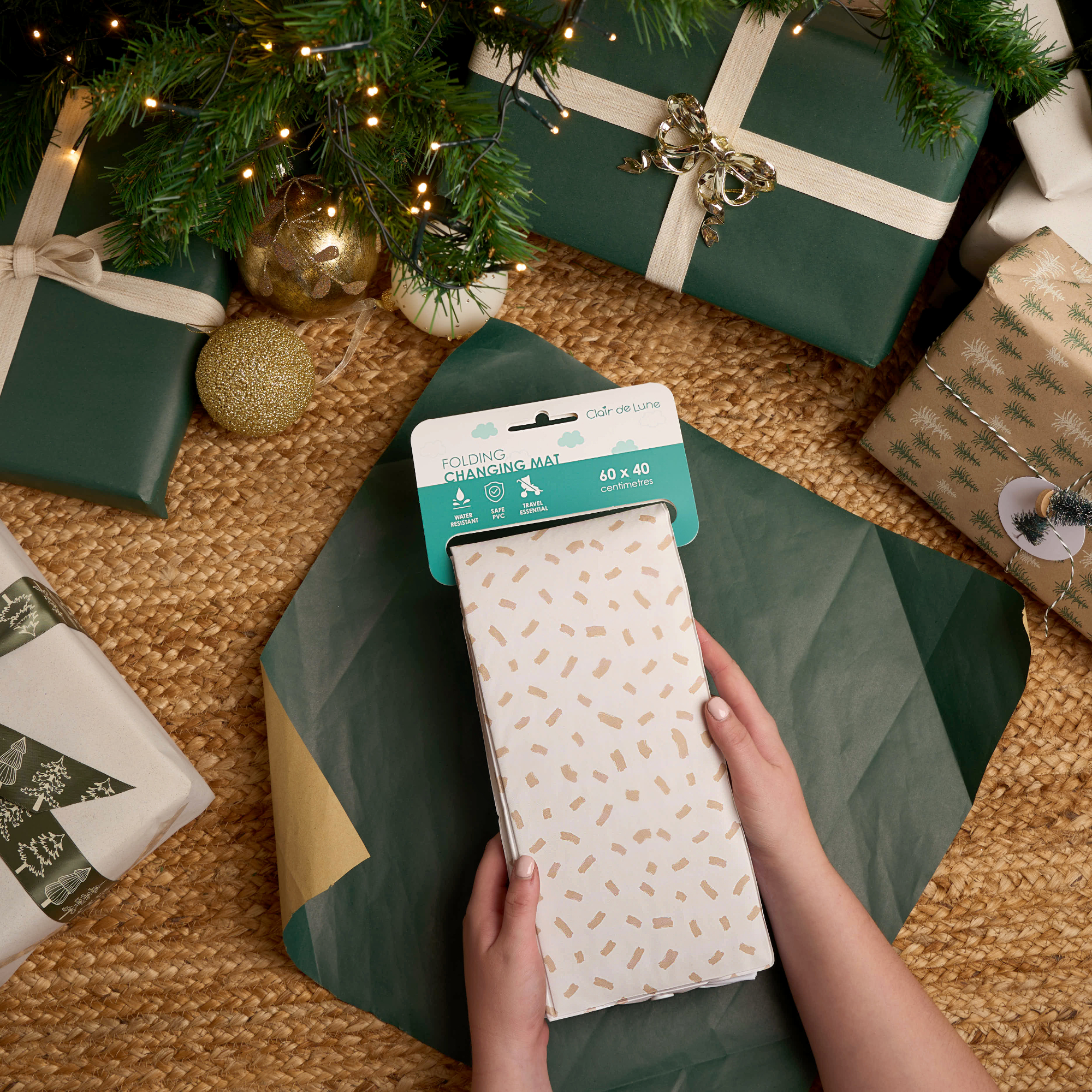 Clair de Lune Foldable Travel Changing Mat