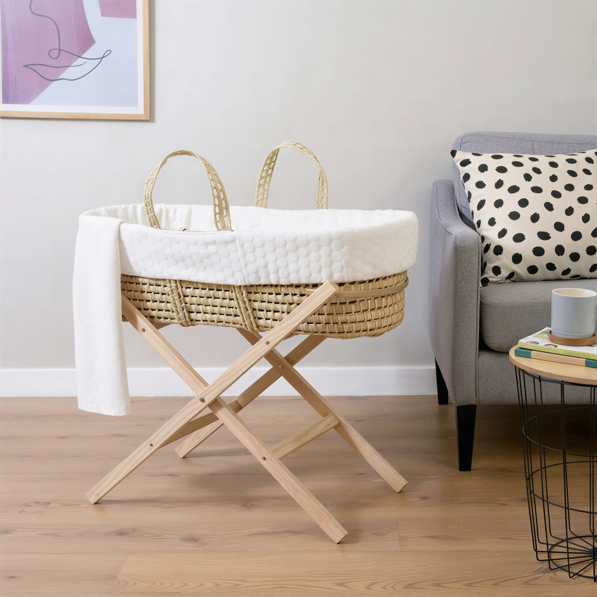 Clair de Lune Moses Baskets