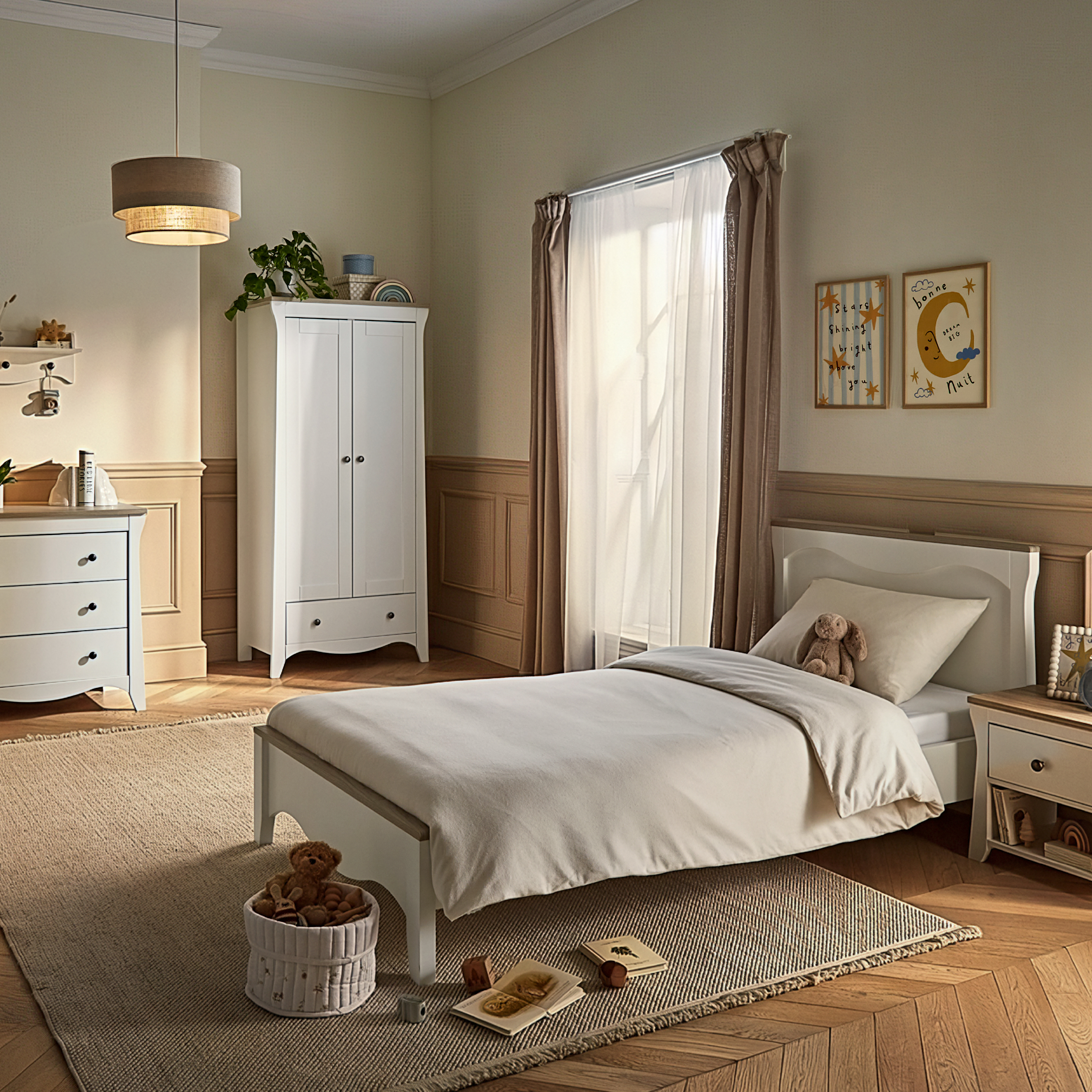 CuddleCo Clara Luxe 3 Piece Nursery Furniture Set