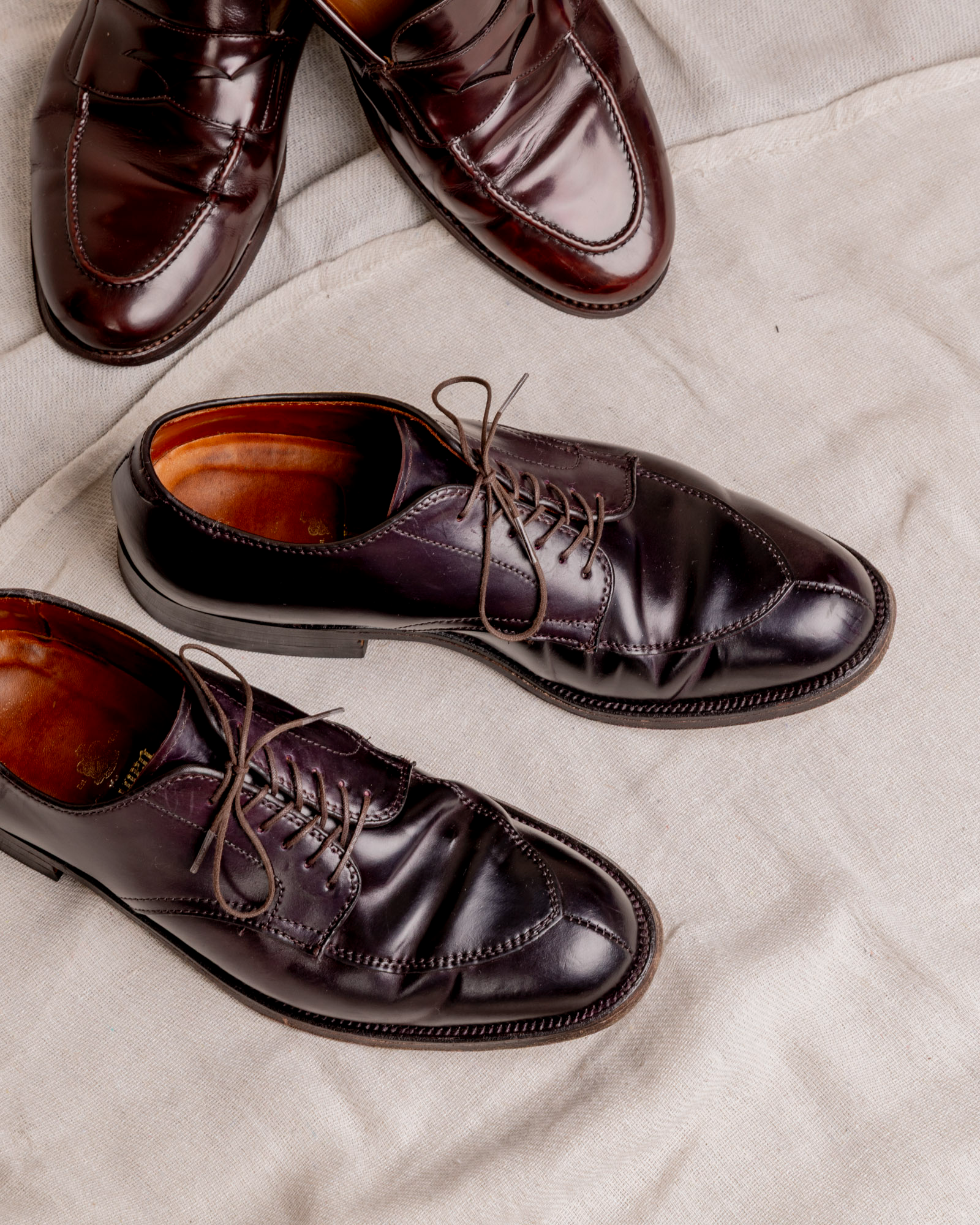 Alden x Clutch Cafe V-Tip Blucher Colour #8 Cordovan A0607