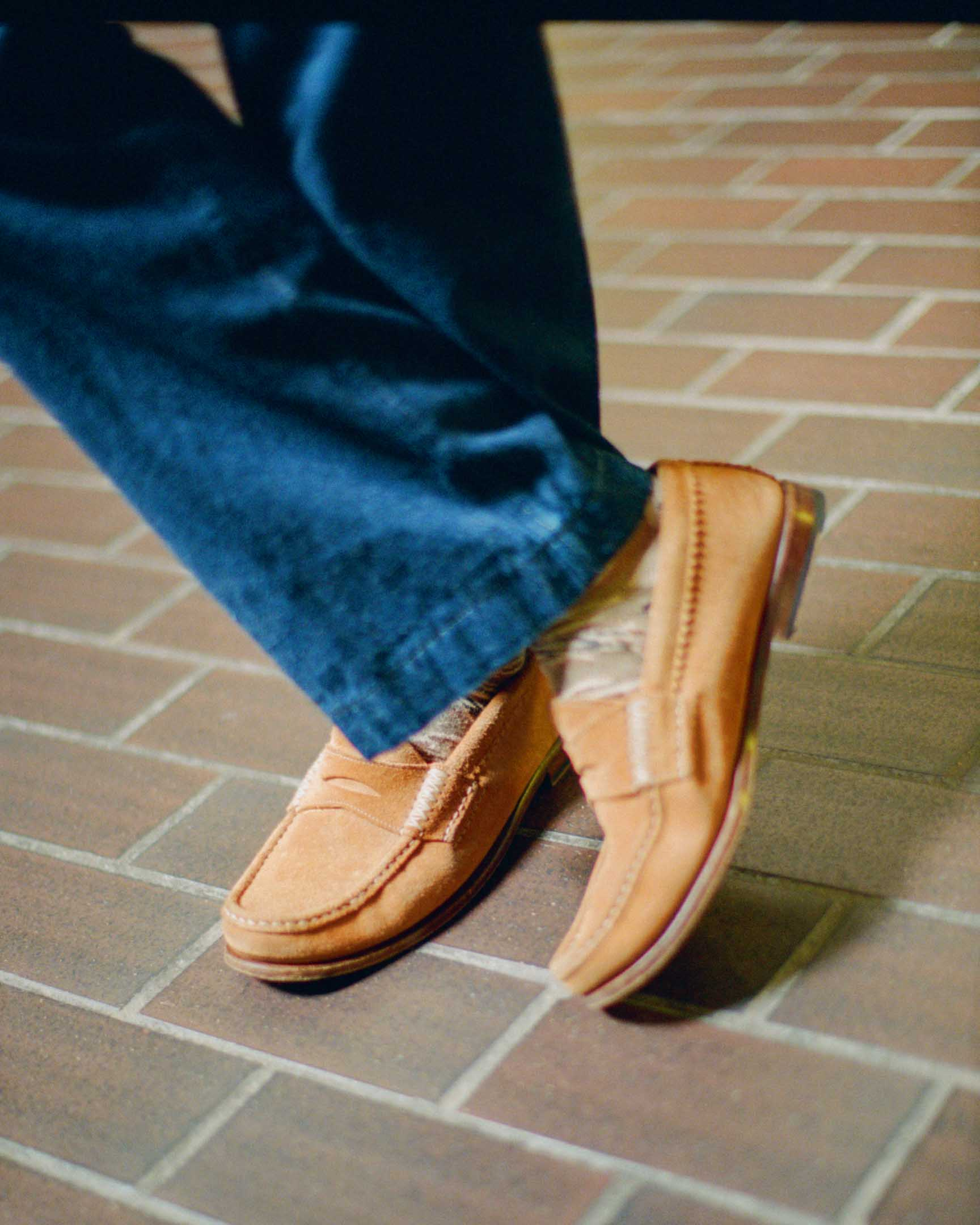 Yuketen Rob's Loafer w/Leather Sole Tosca G Brown