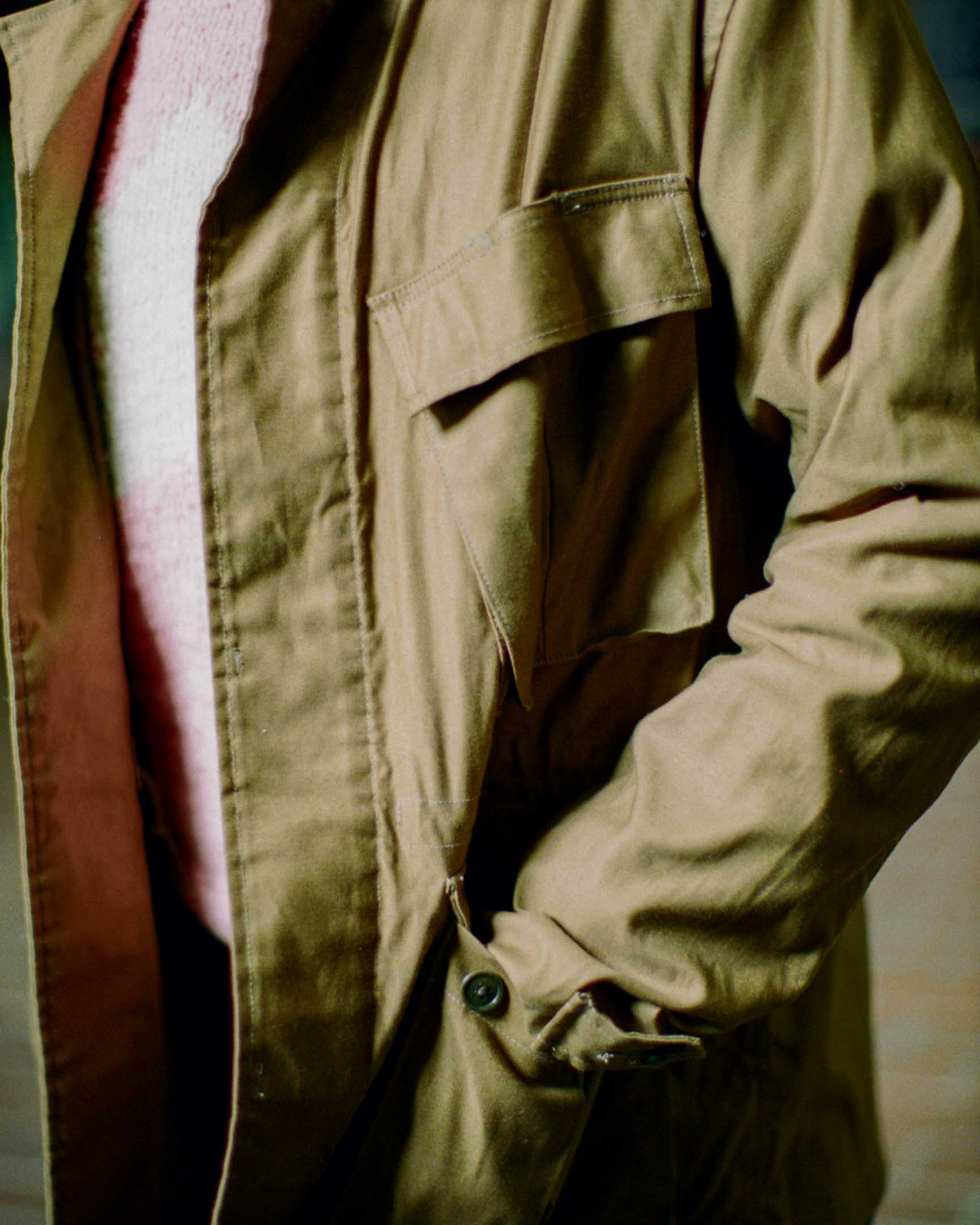 Soundman Albany Fatigue Jacket Army Green