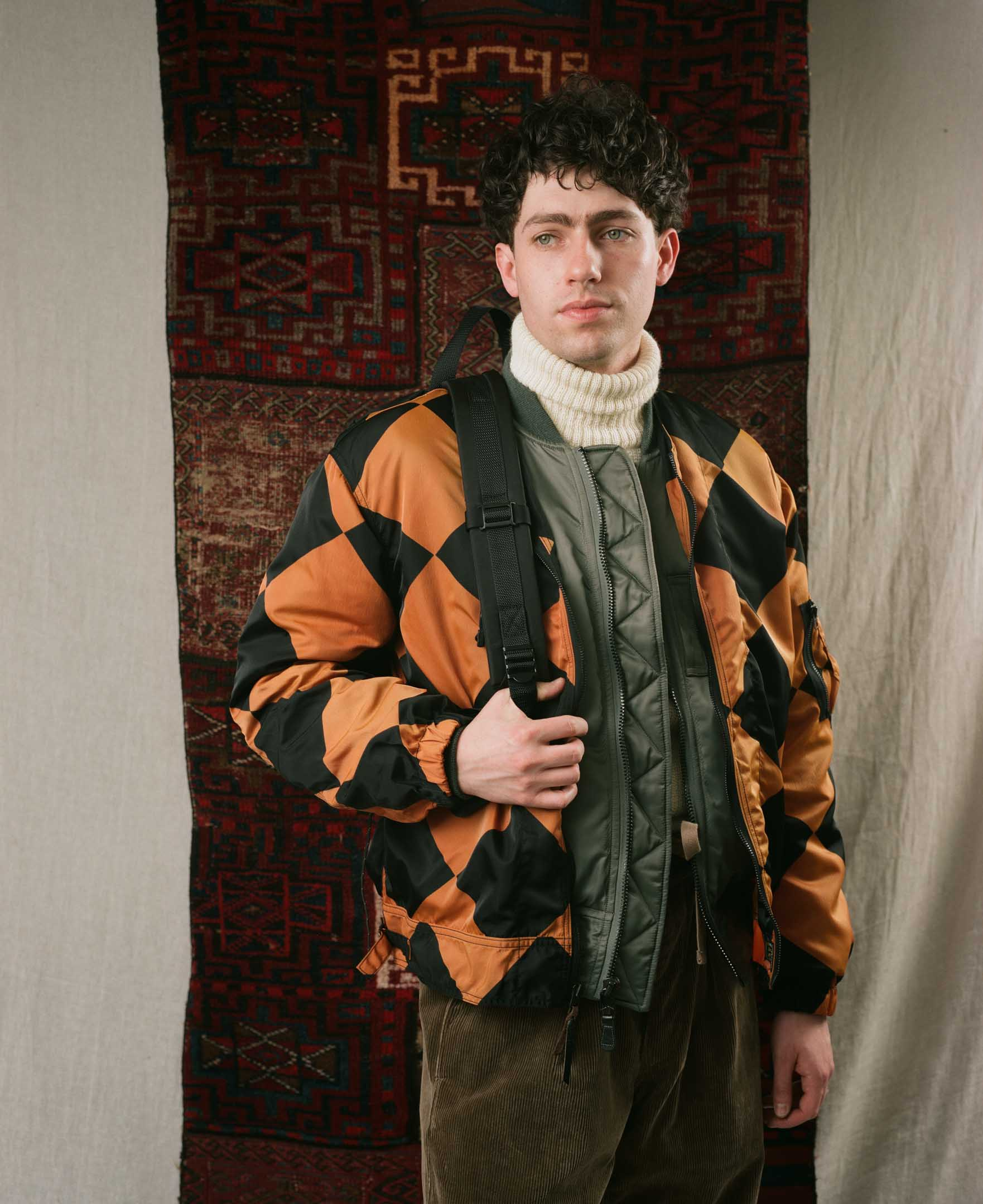 The Real McCoy's Jacket, Linecrewman, Identifying, Type G-1 Orange x Black