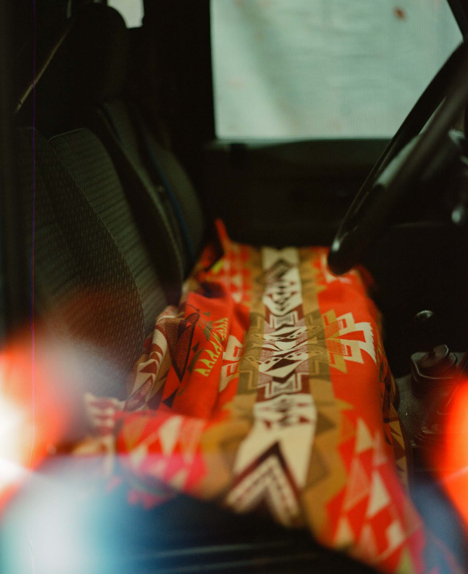 Pendleton Limited Edition Jacquard Robe Blanket Highland Peak Red