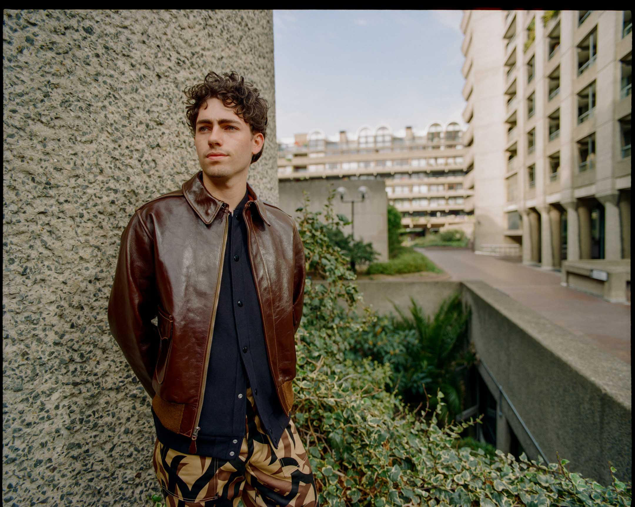 Buzz Rickson's Type A-2 Rough Wear 23380 No Stencil Leather Jacket Seal Brown