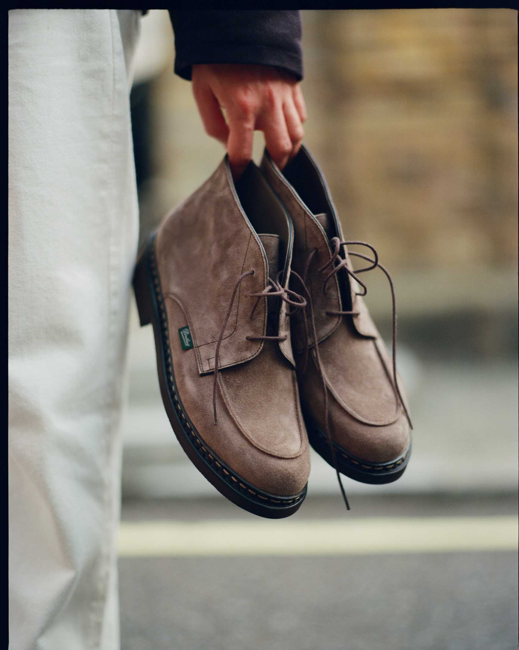 Paraboot Chambord Mid/Tex Marron Vel Brun