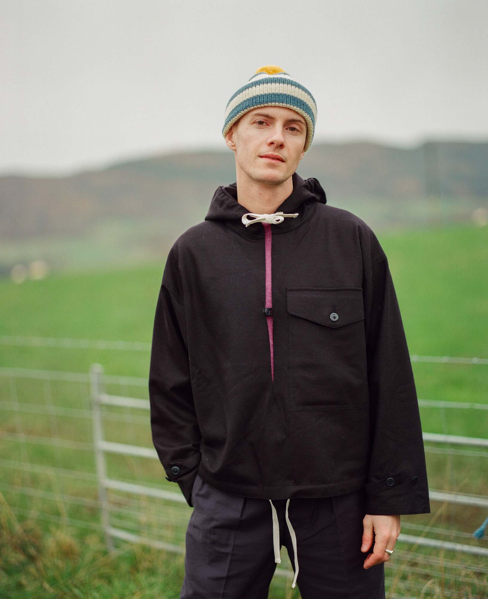 Haversack Balancer Knit Pullover Parka Navy