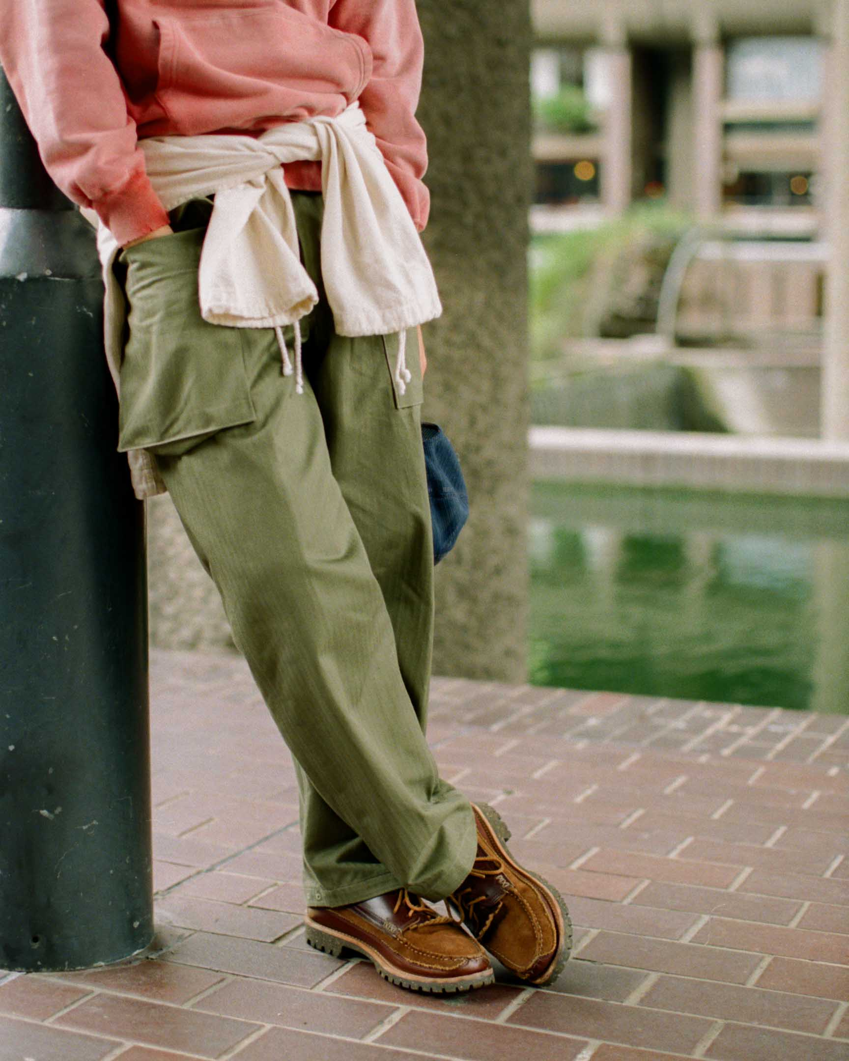 The Real McCoy's P-44 Utility Trousers Sage Green