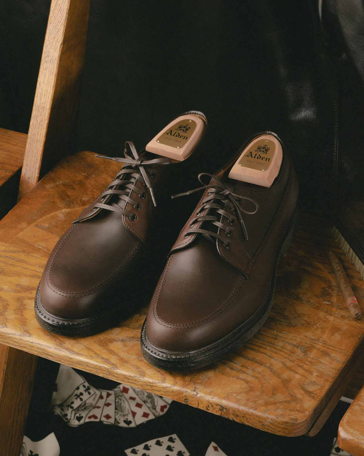 Alden x Clutch Cafe Ranger Moc Brown Chromexcel M3612
