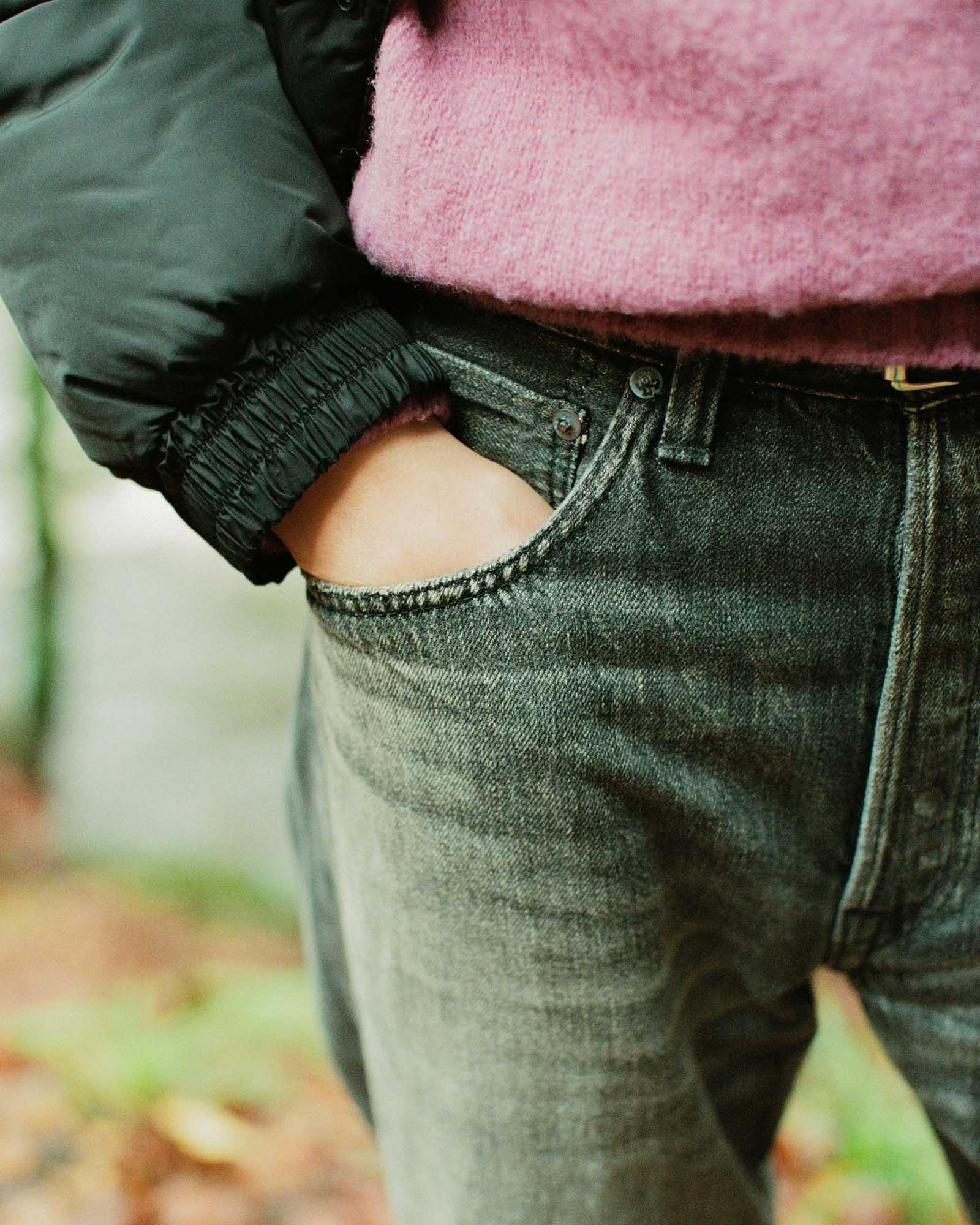 Full Count 0105 'Super Smooth' Dartford Jean Black