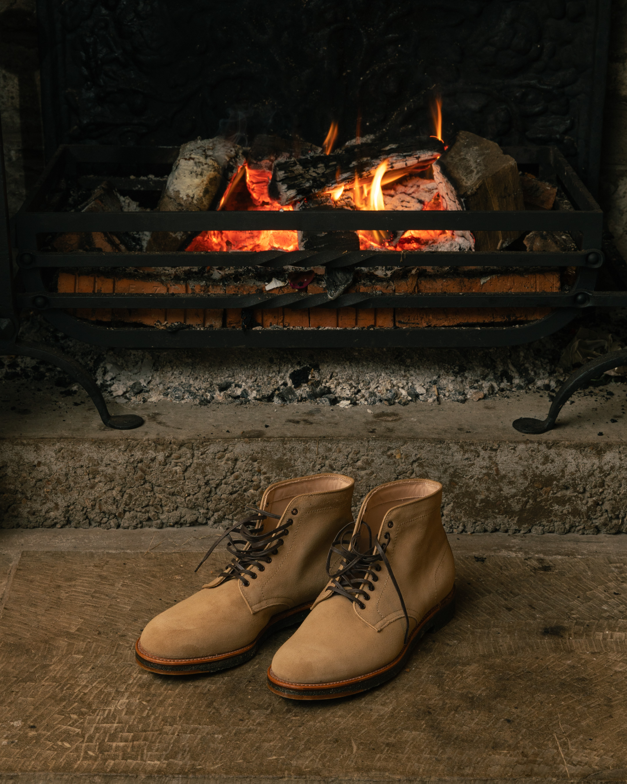 Alden x Clutch Cafe Plain Toe Service Boot 46050