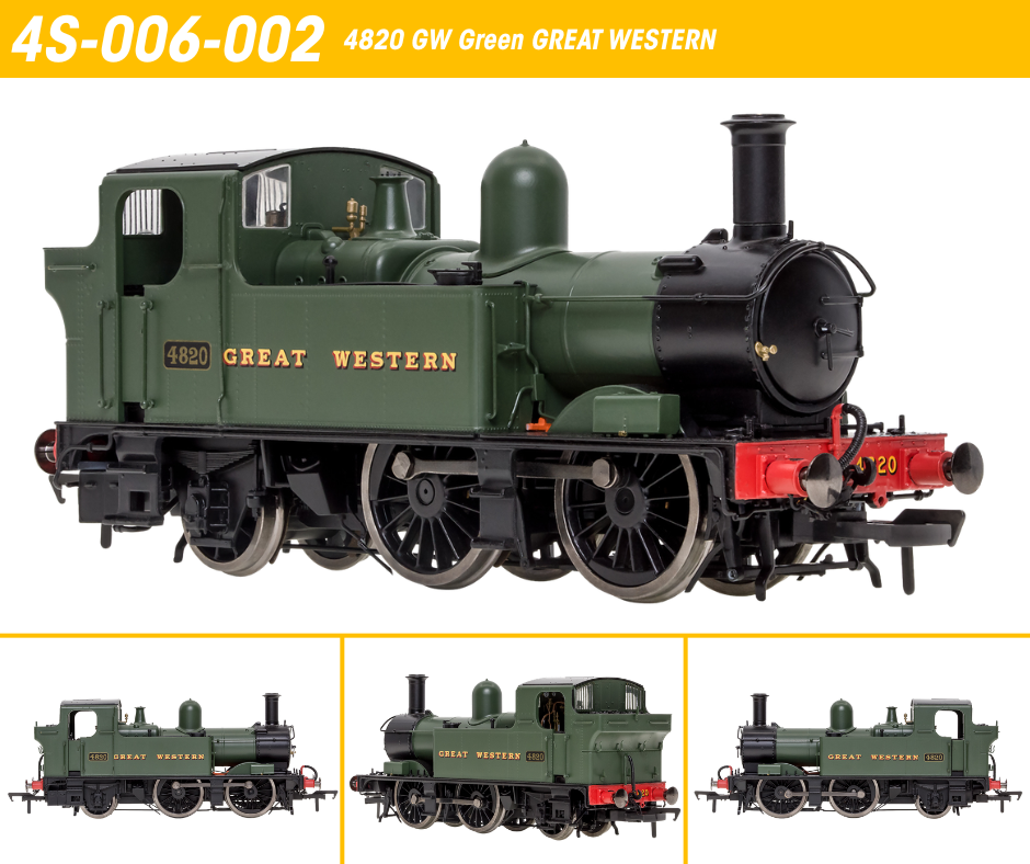 OO Gauge 4800 / 14xx & 5800 Class 0-4-2 Locomotive - Decorated