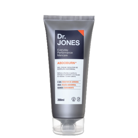 produto abdoburn dr jones sobre fundo branco