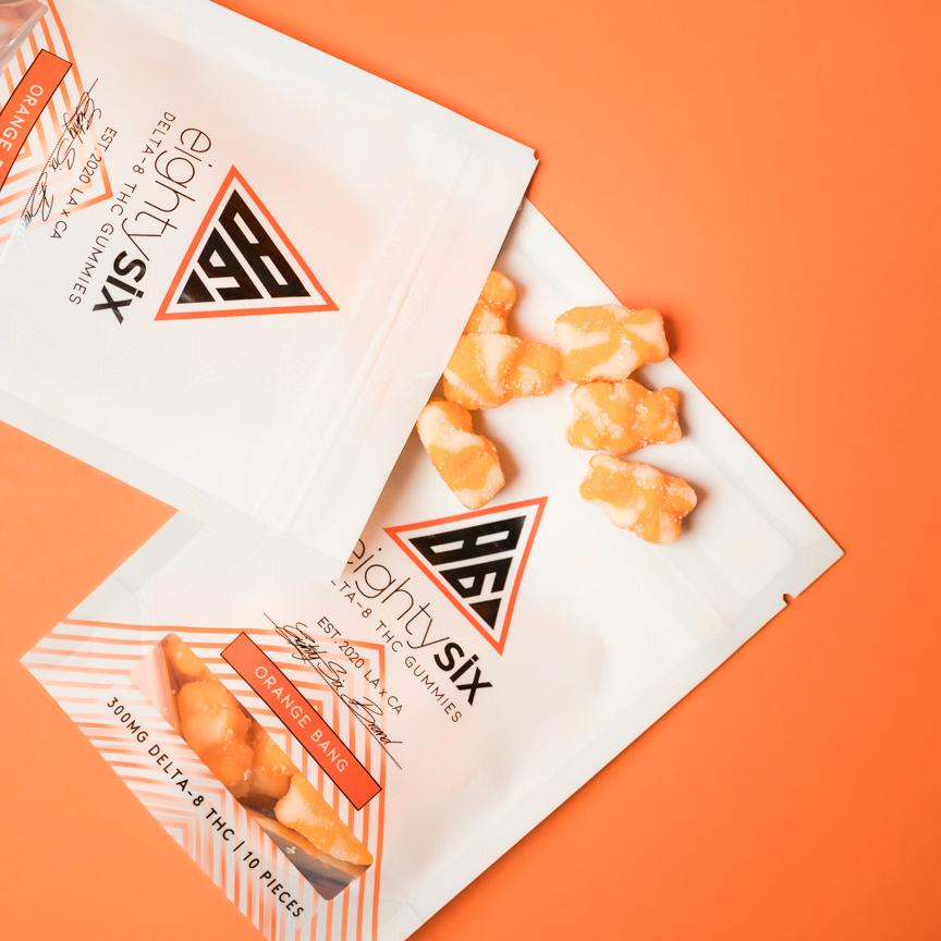 Orange Blast Delta-8 gummies