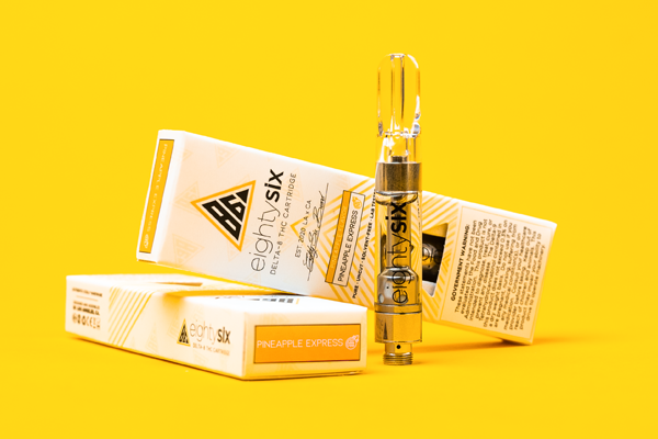 Pineapple Express Delta-8 THC vape cartridge
