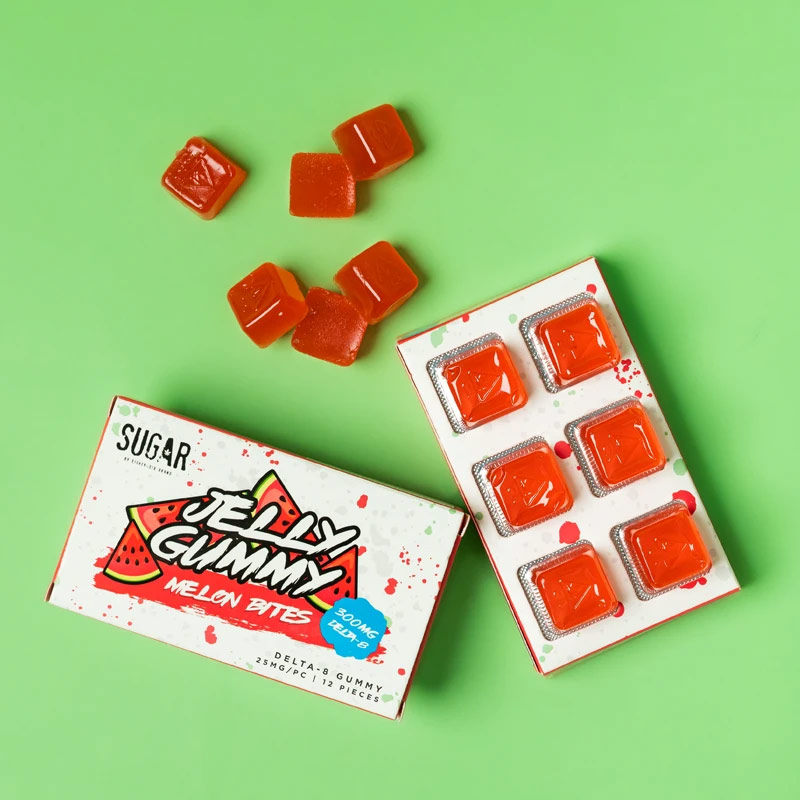 Eighty Six Melon Bites on a green background