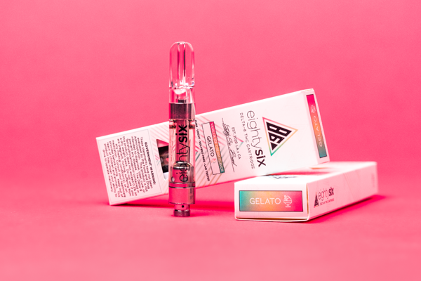 Gelato Delta-8 THC vape cartridge